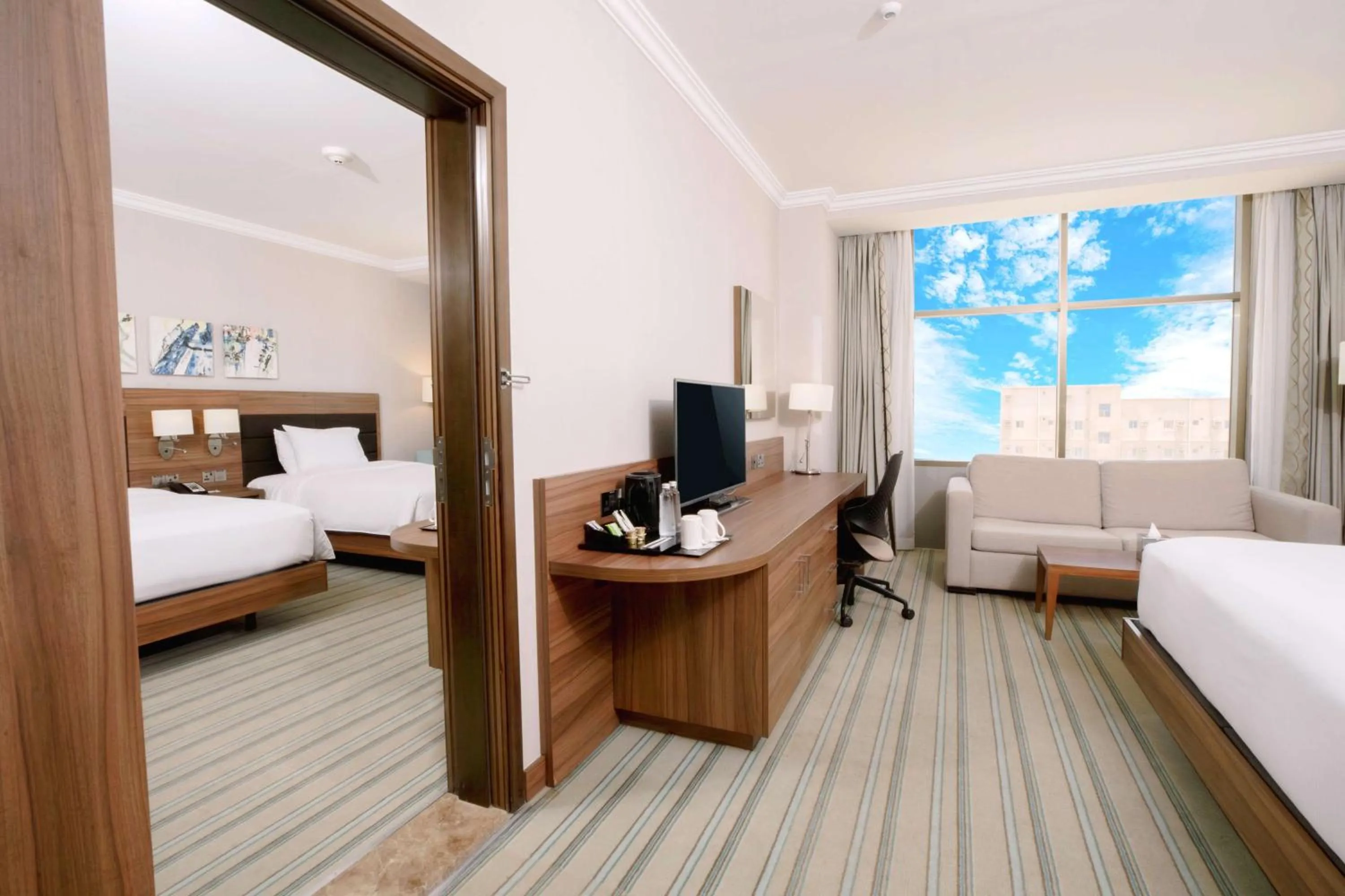 Bed in Hilton Garden Inn Al Jubail