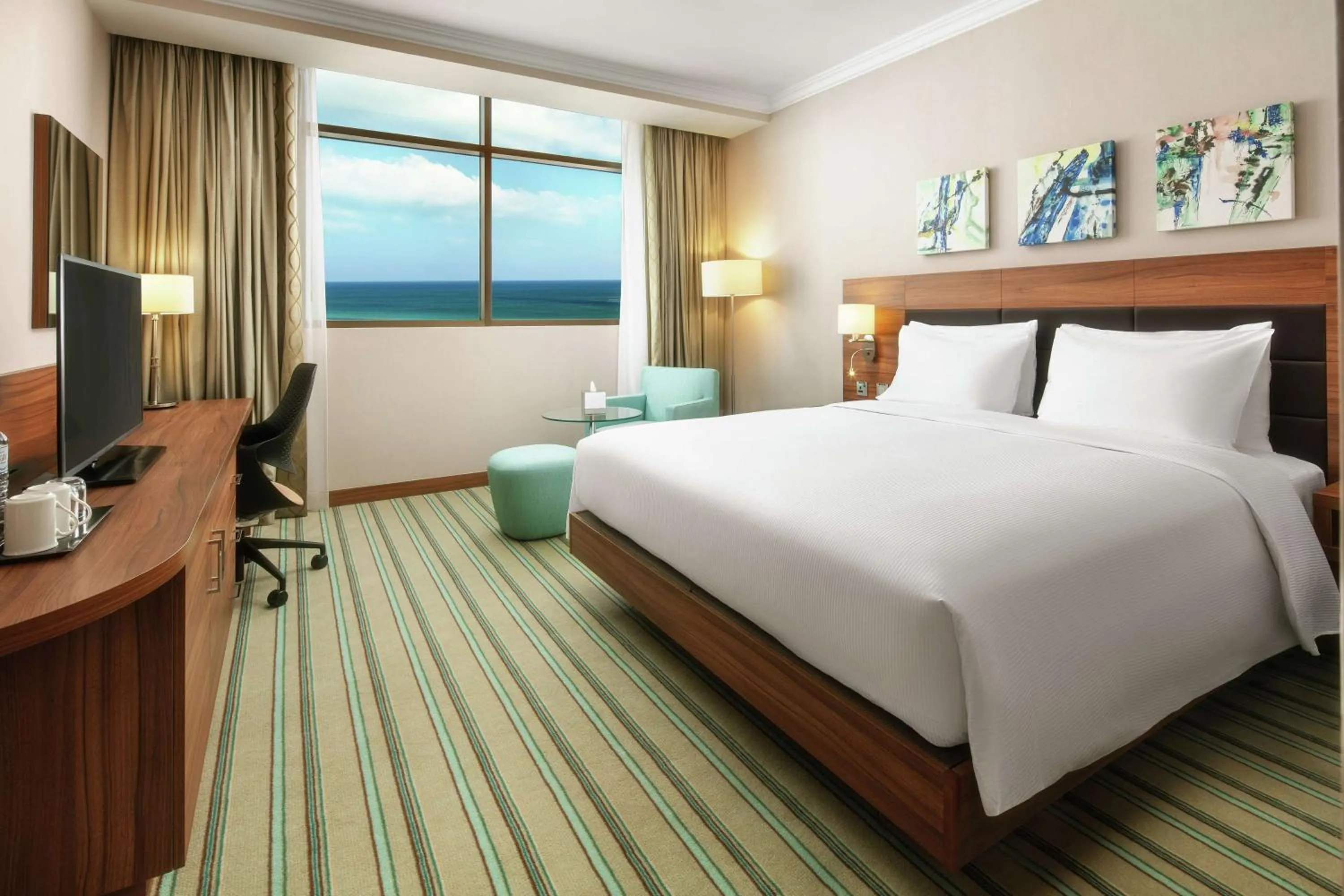 Bed in Hilton Garden Inn Al Jubail