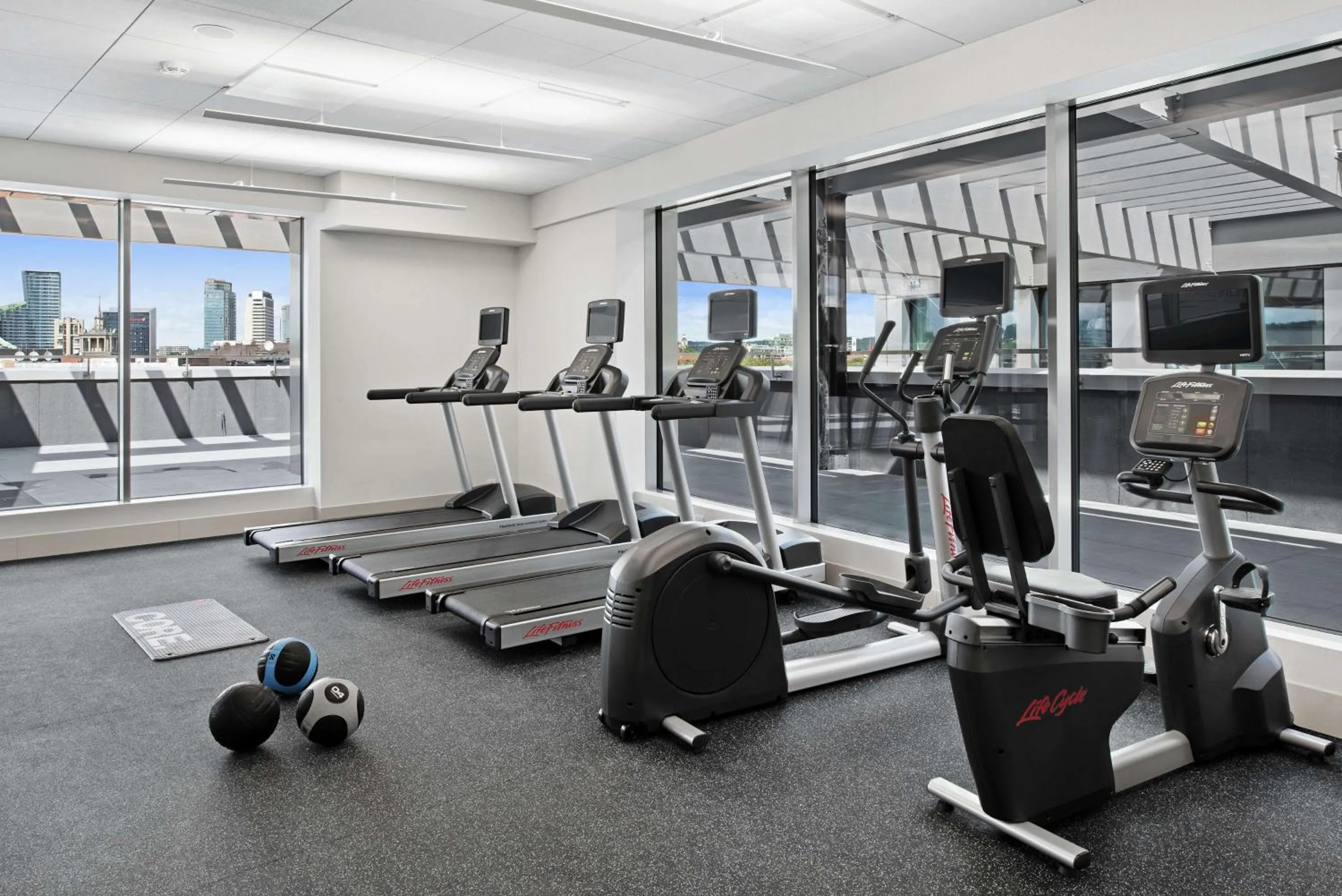 Fitness centre/facilities in Hilton Garden Inn Vilnius City Centre