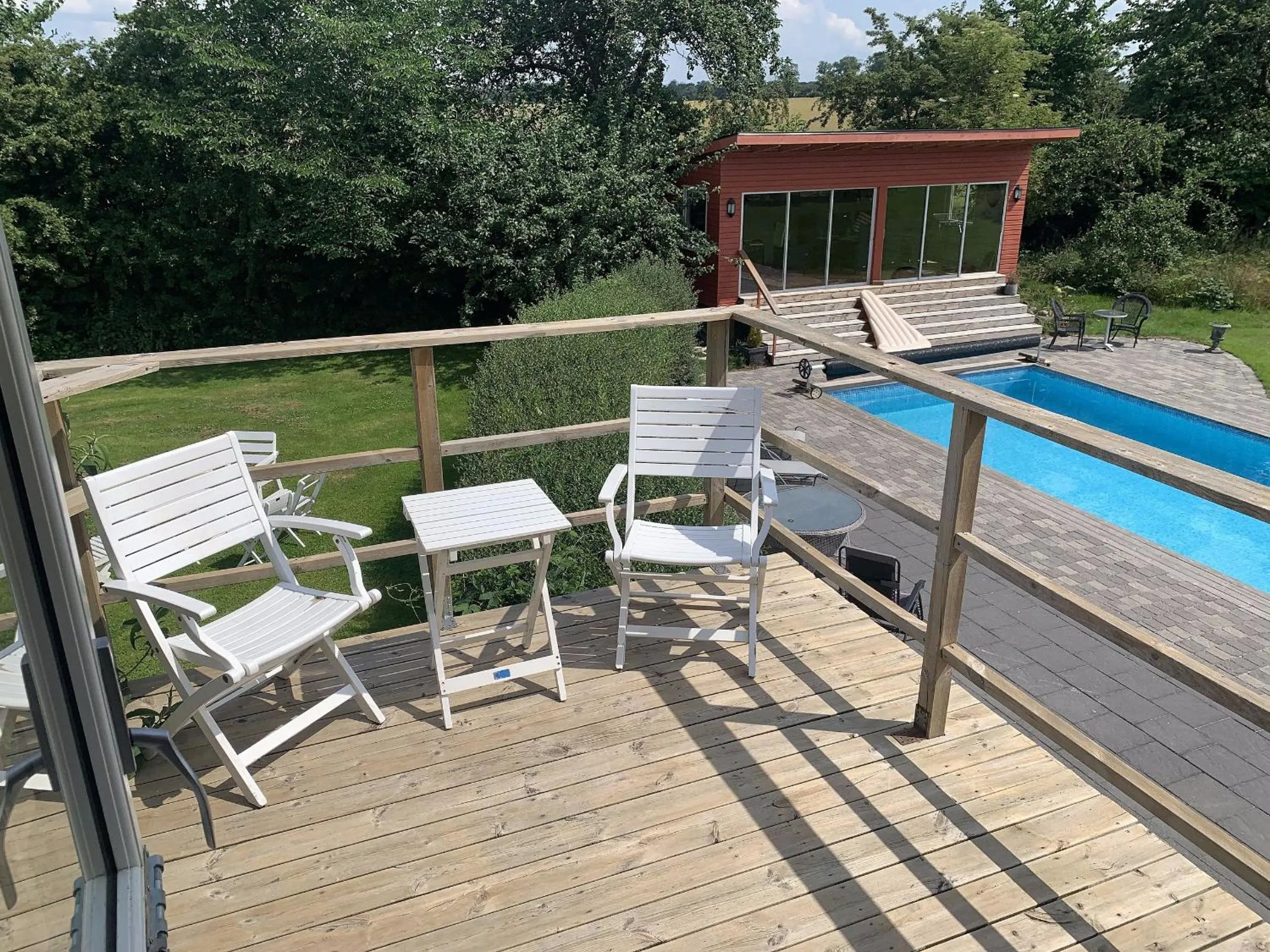 Patio in Vingårdens Bed & Breakfast