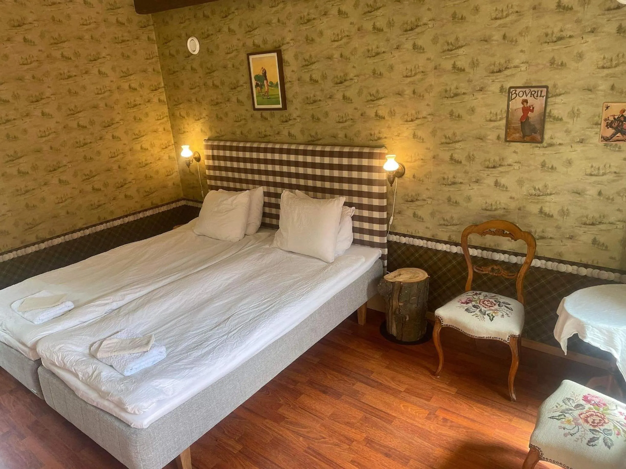 Bed in Vingårdens Bed & Breakfast