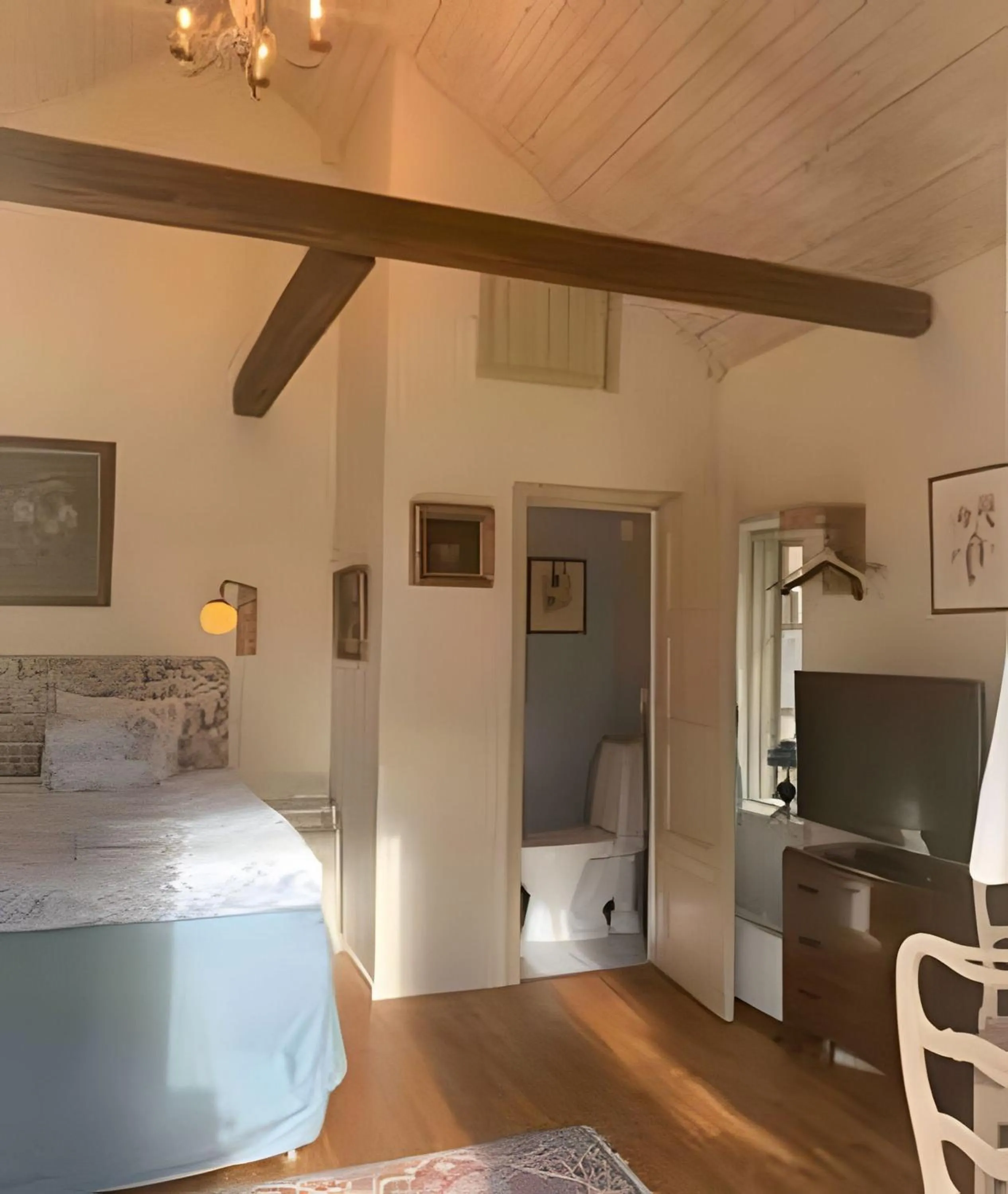 Bed in Vingårdens Bed & Breakfast