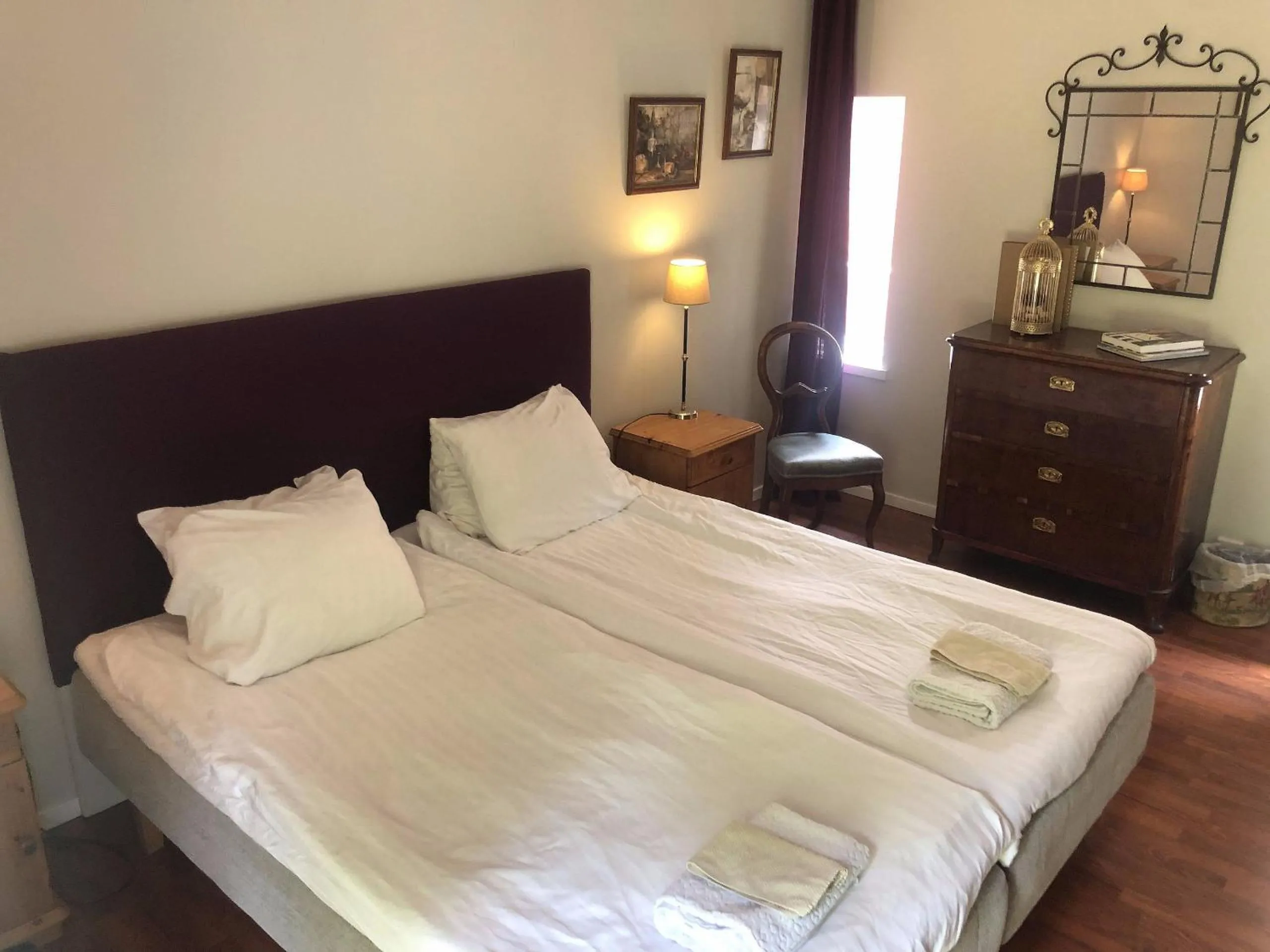 Bed in Vingårdens Bed & Breakfast