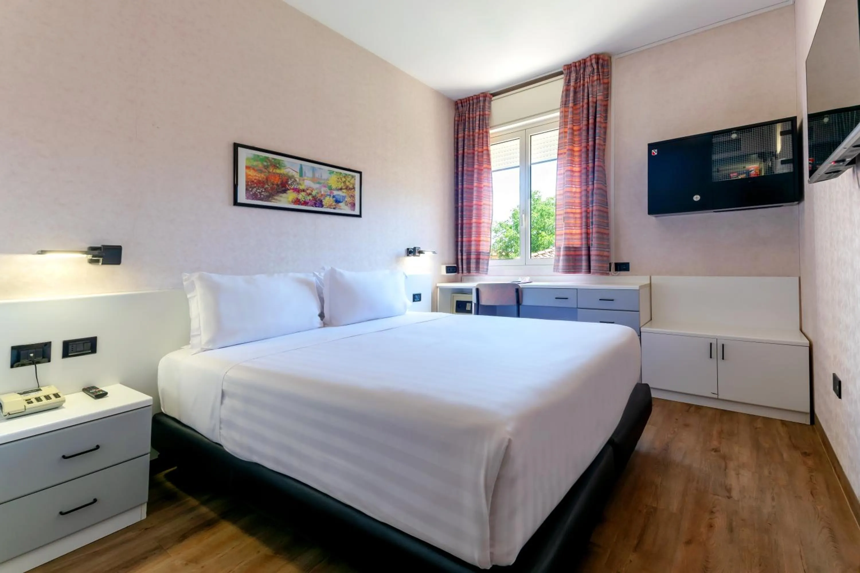 View (from property/room), Bed in Hotel Falco D'Oro by Falco D'Oro Hotels