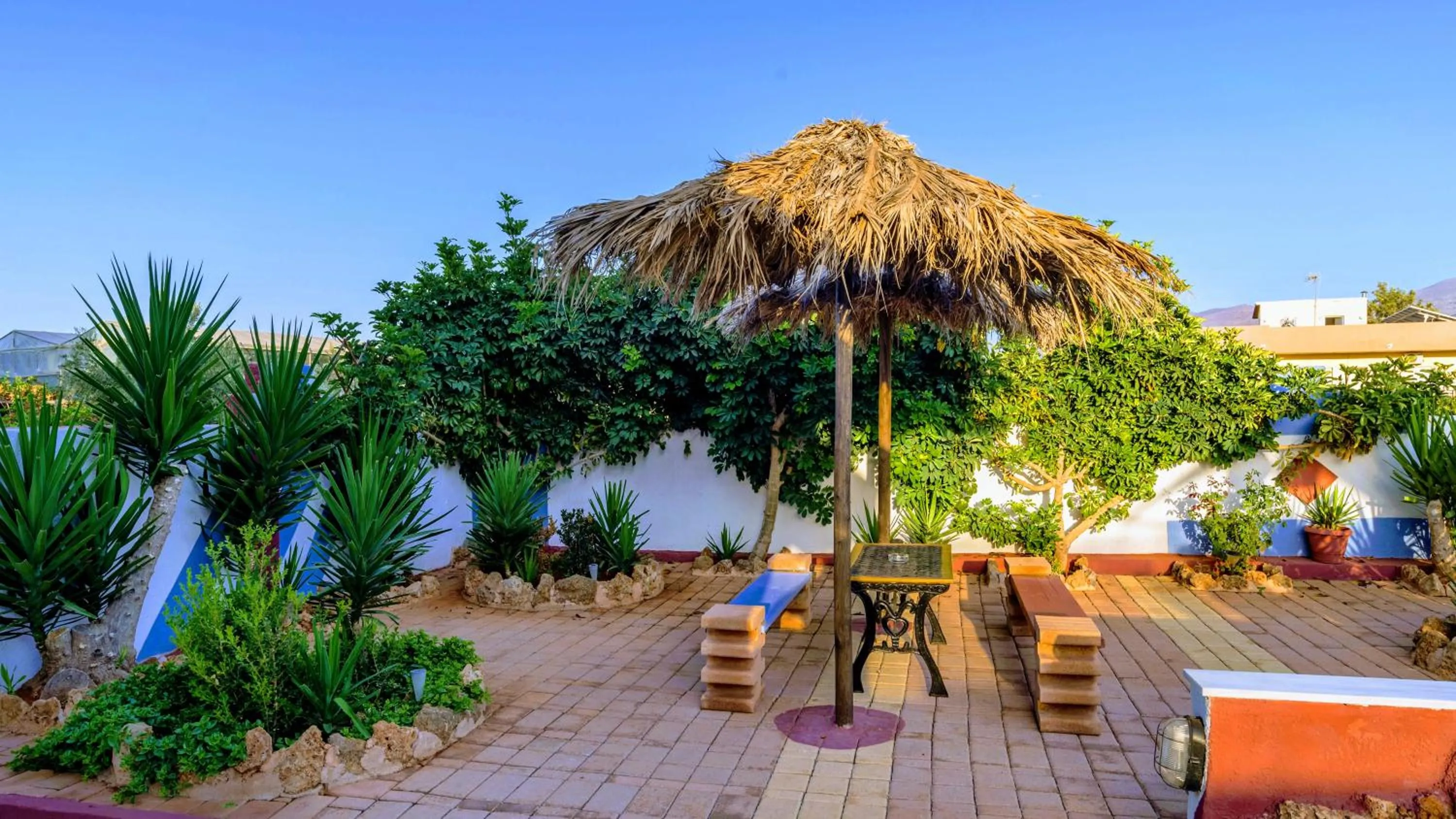 Patio in Eltina Apartments