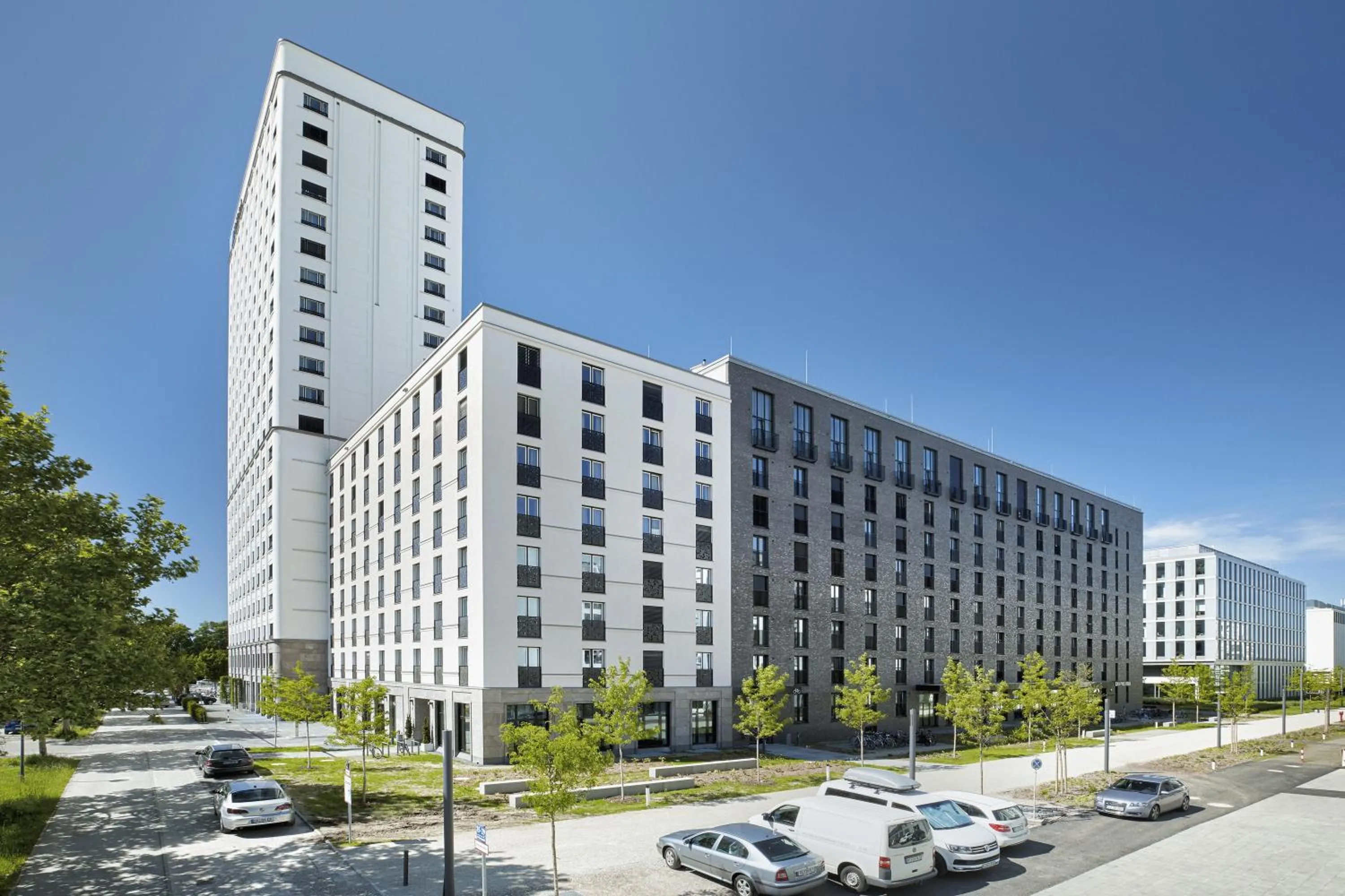 Property building in H.ome Serviced Apartments München