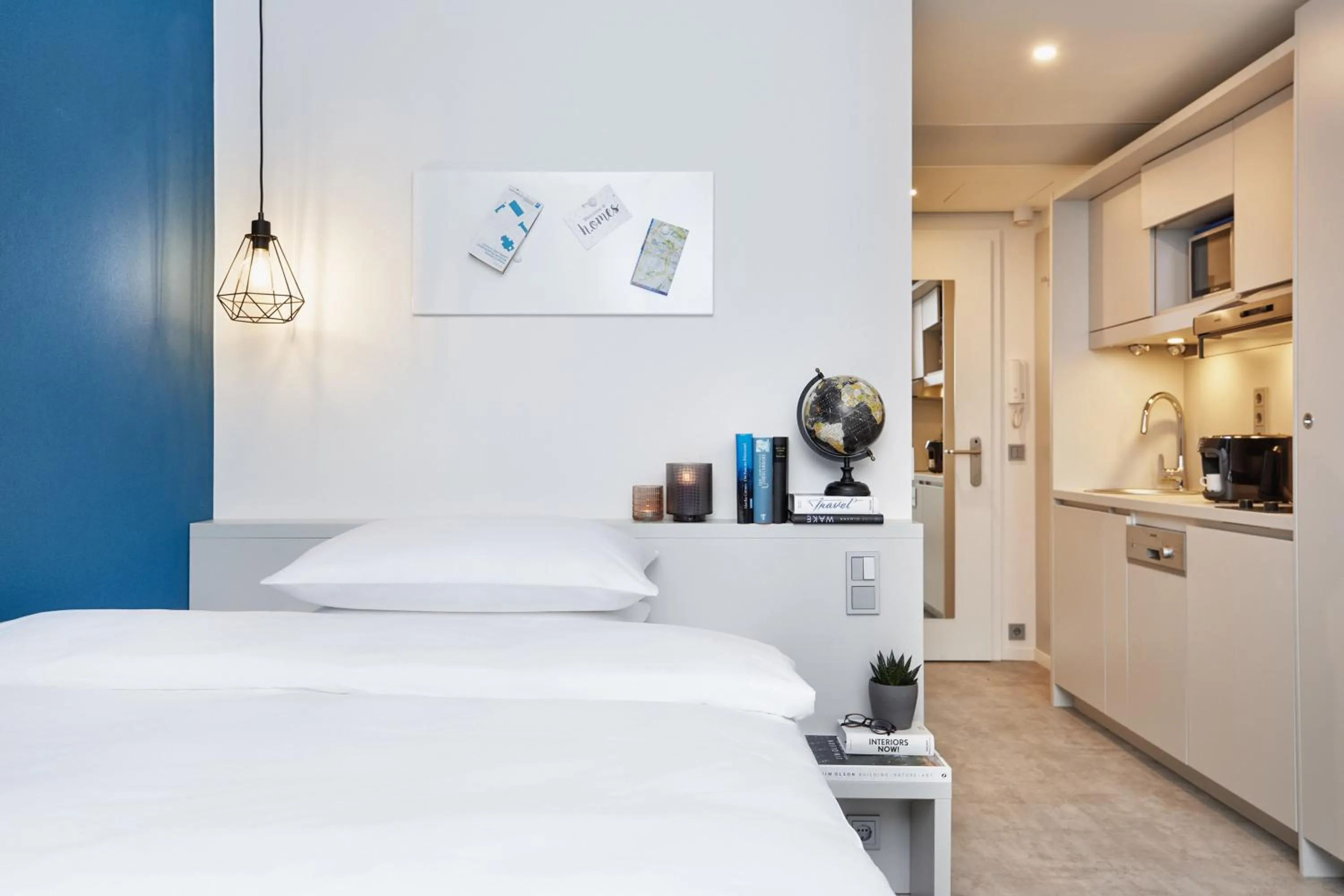 Bed in H.ome Serviced Apartments München