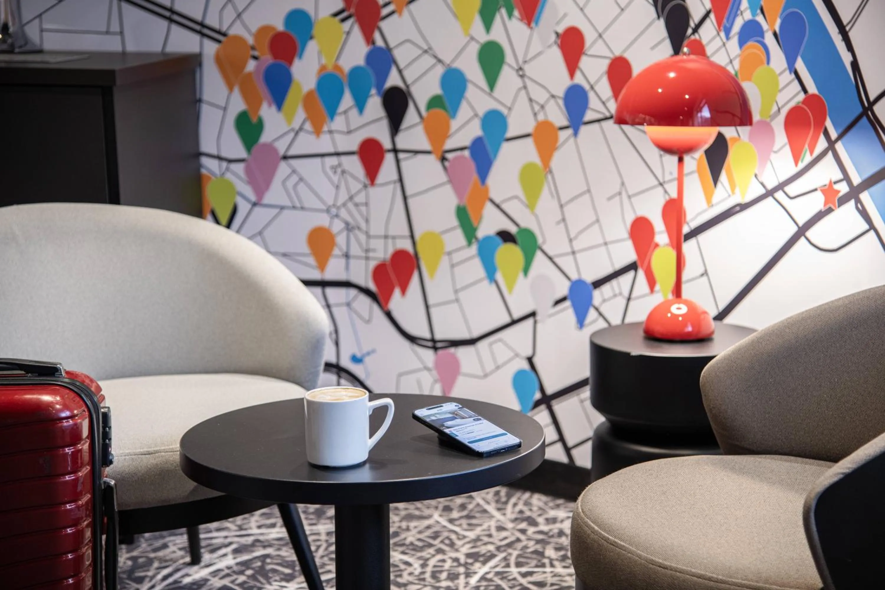 Living room in ibis Paris Avenue d'Italie 13ème