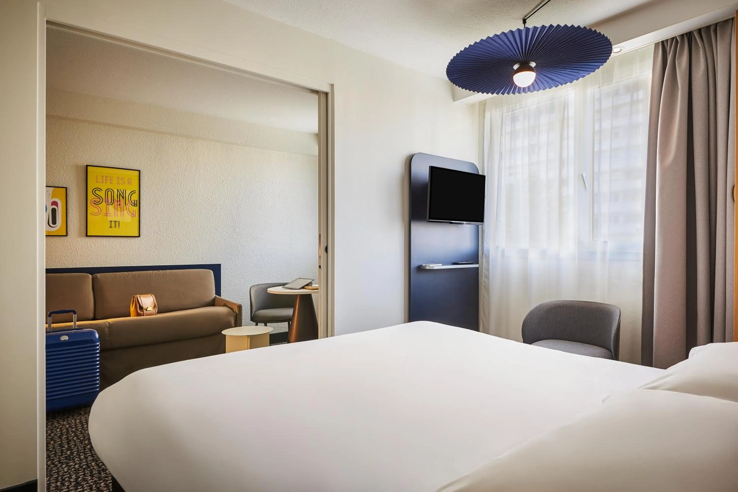 Bedroom, Bed in ibis Paris Avenue d'Italie 13ème