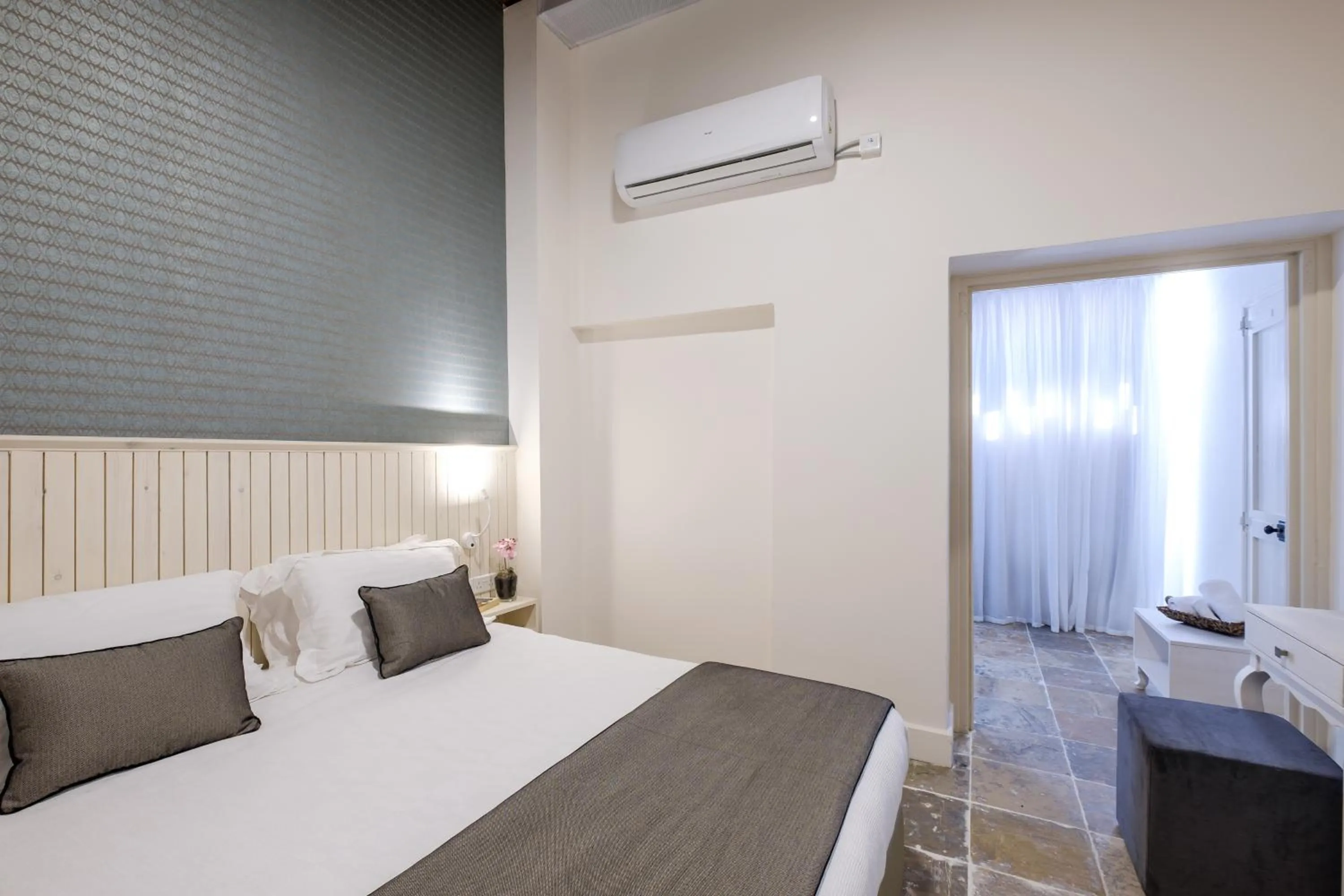 Bed in Limassol Old Town Mansion