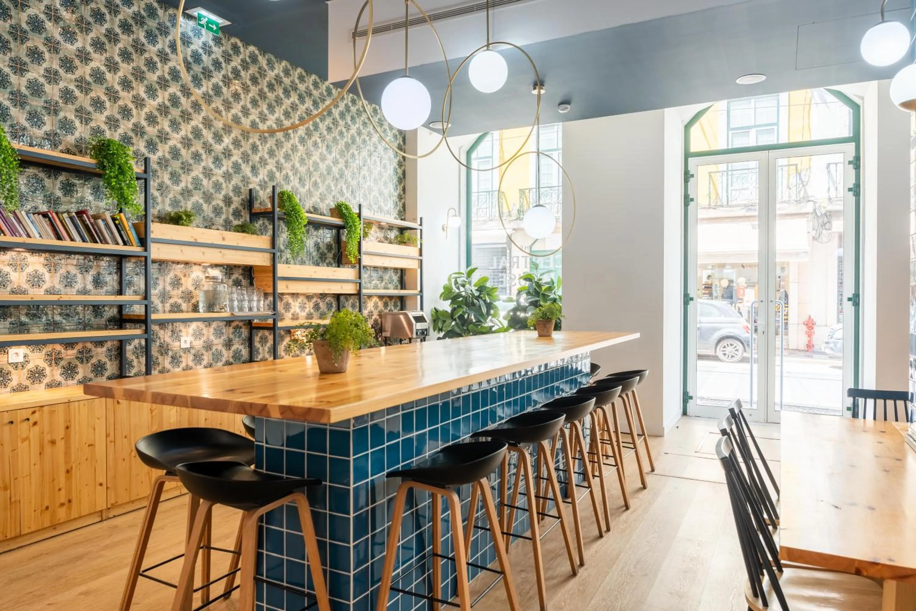 Dining area in The Central House Lisbon Baixa