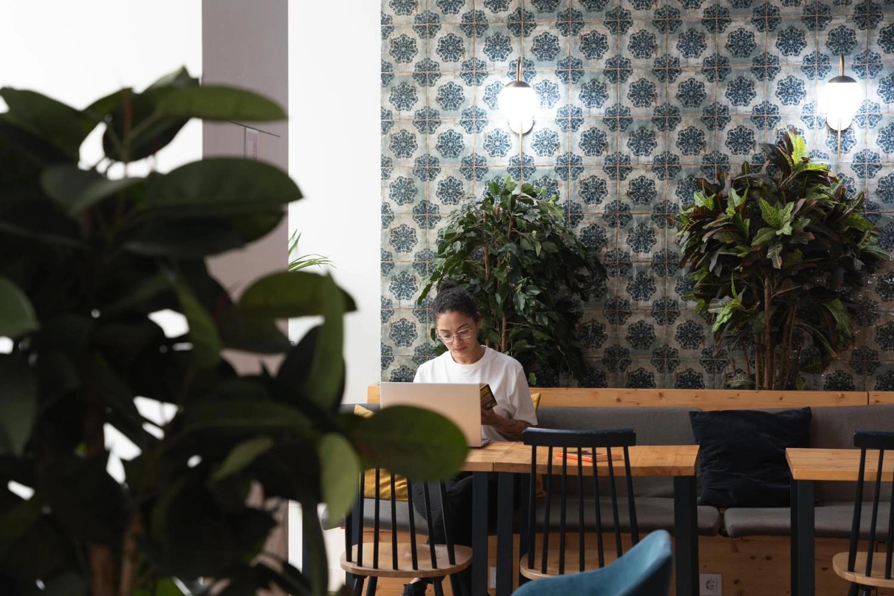 Seating area in The Central House Lisbon Baixa