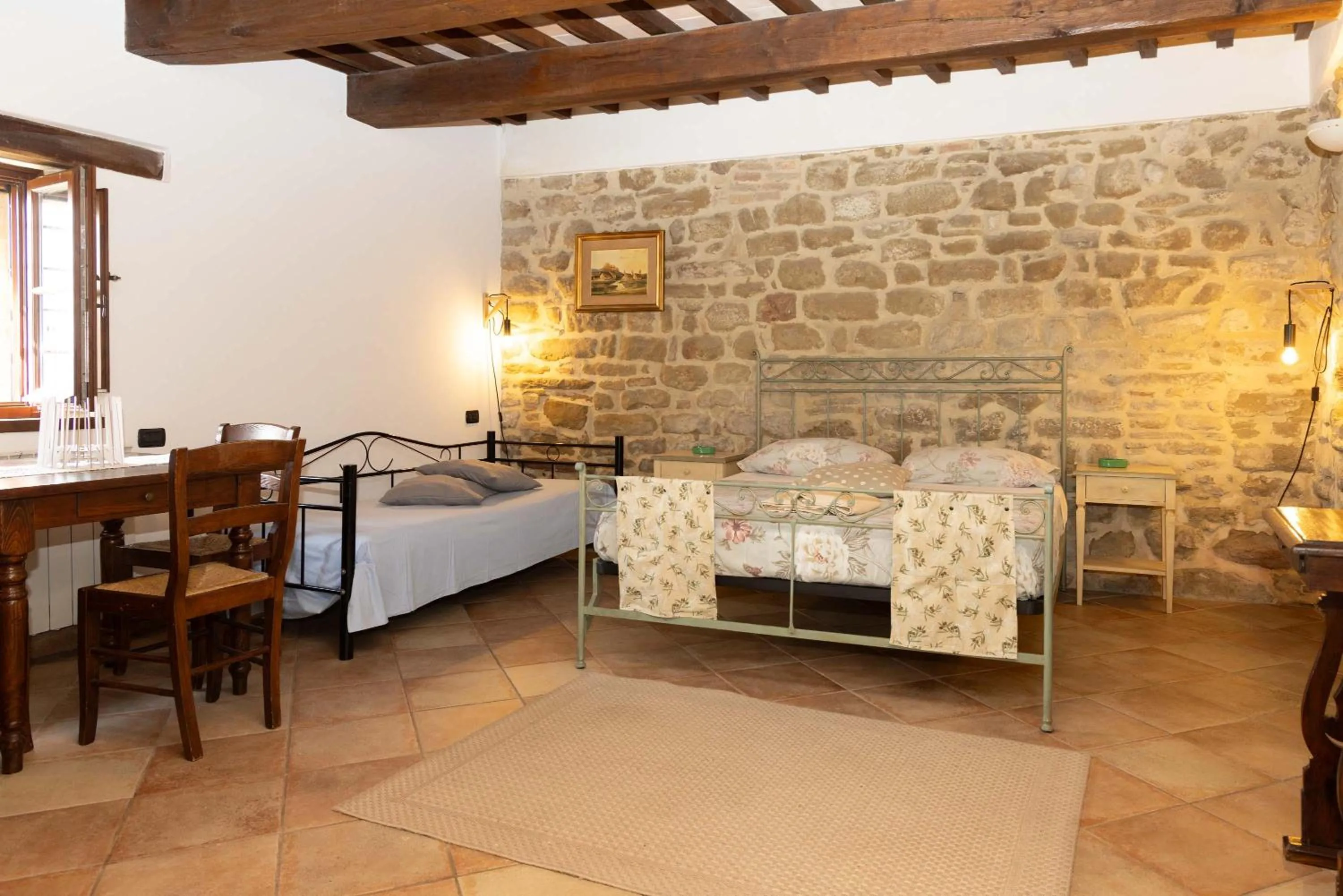 Bedroom, Bed in Agriturismo La Palazzetta di Assisi