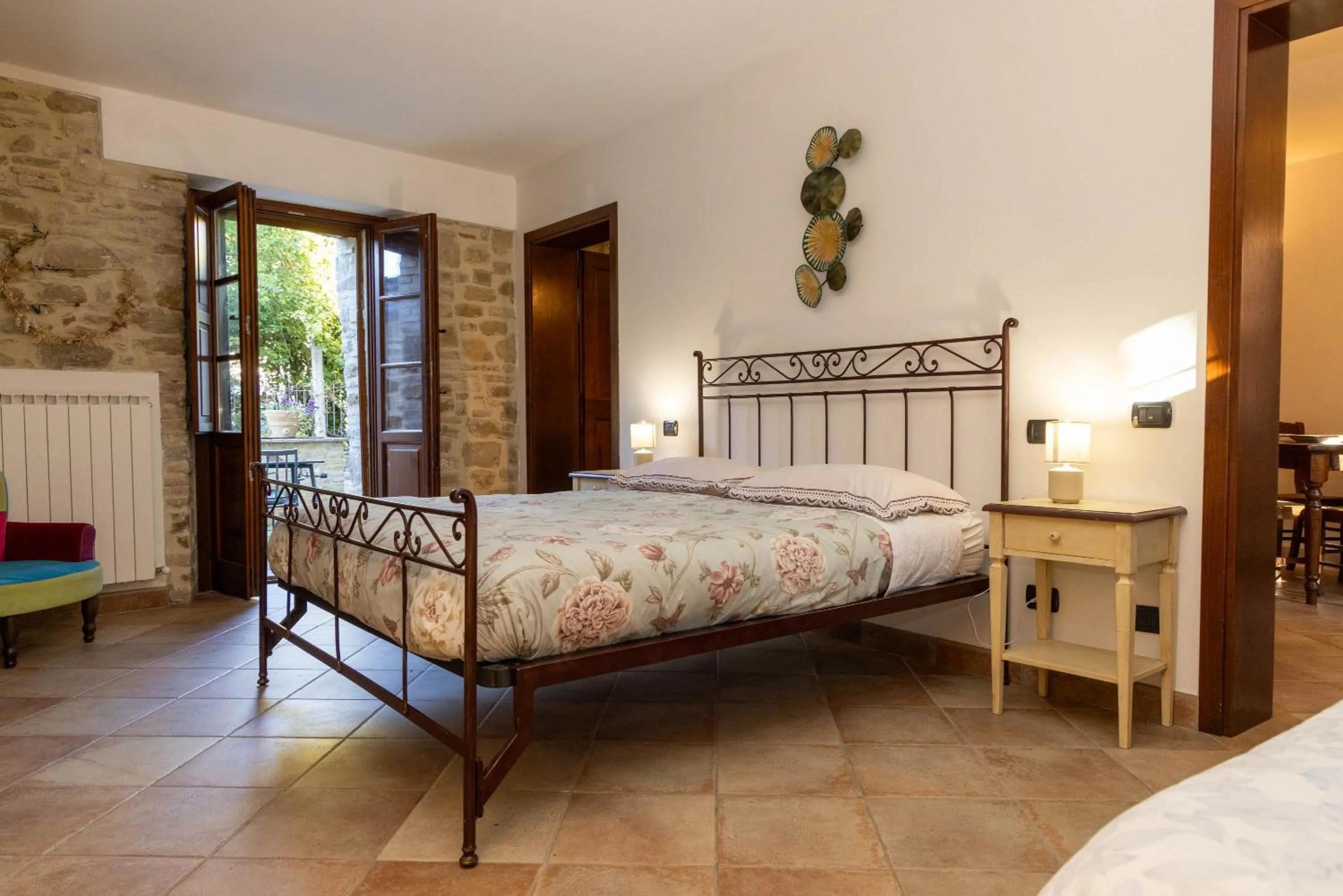 Bedroom, Bed in Agriturismo La Palazzetta di Assisi