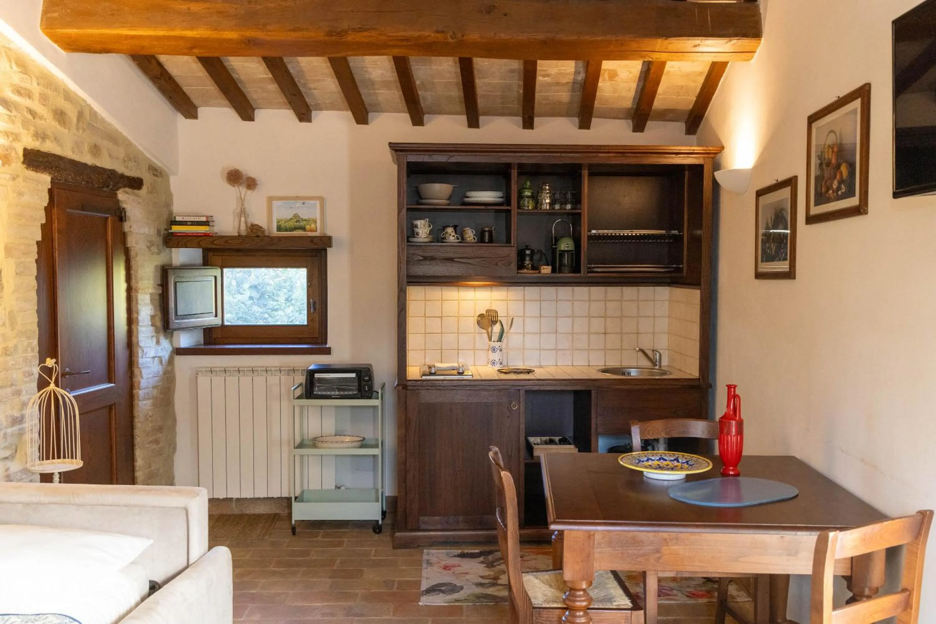 Seating area in Agriturismo La Palazzetta di Assisi