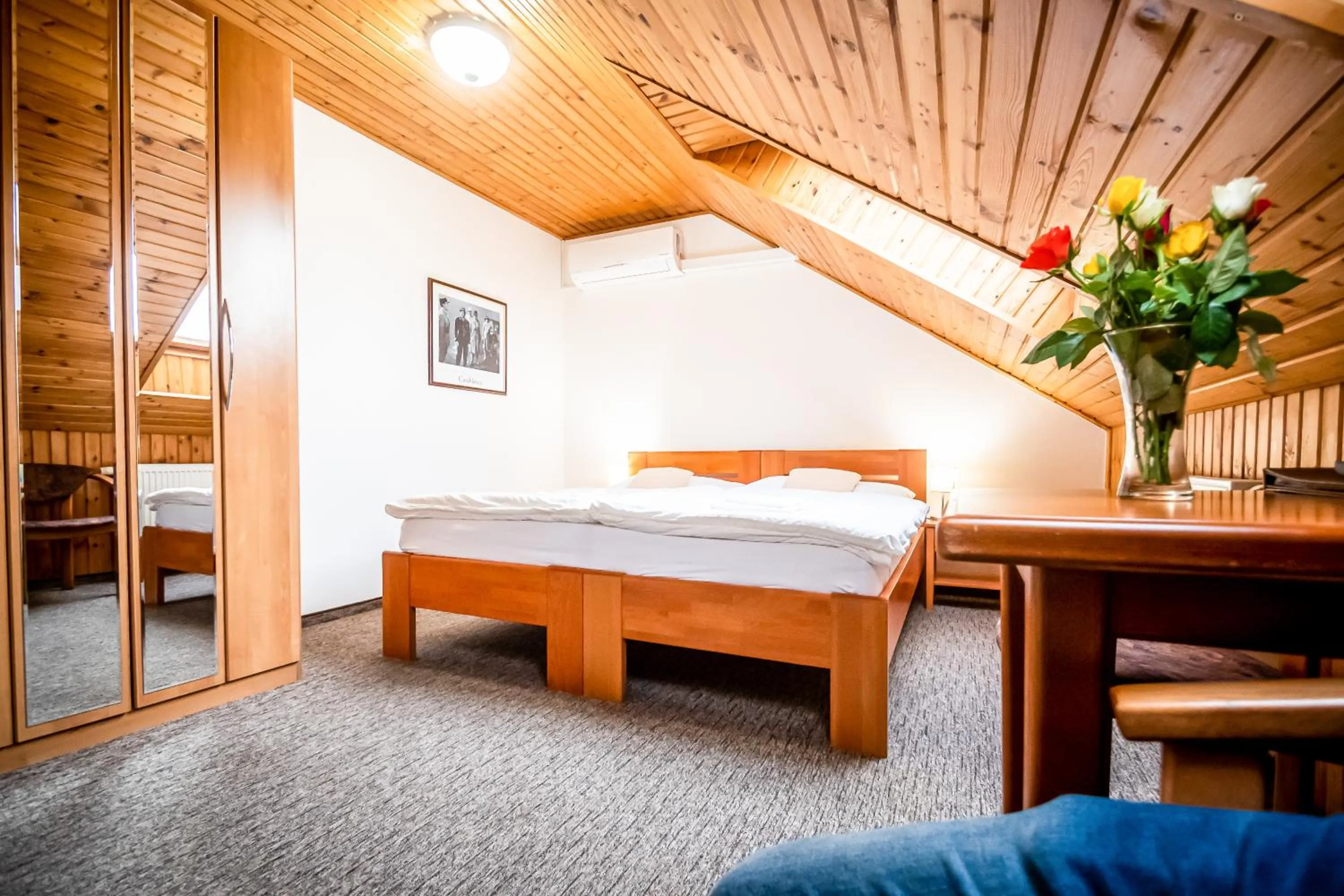 Bed in Hotel Squash Centrum