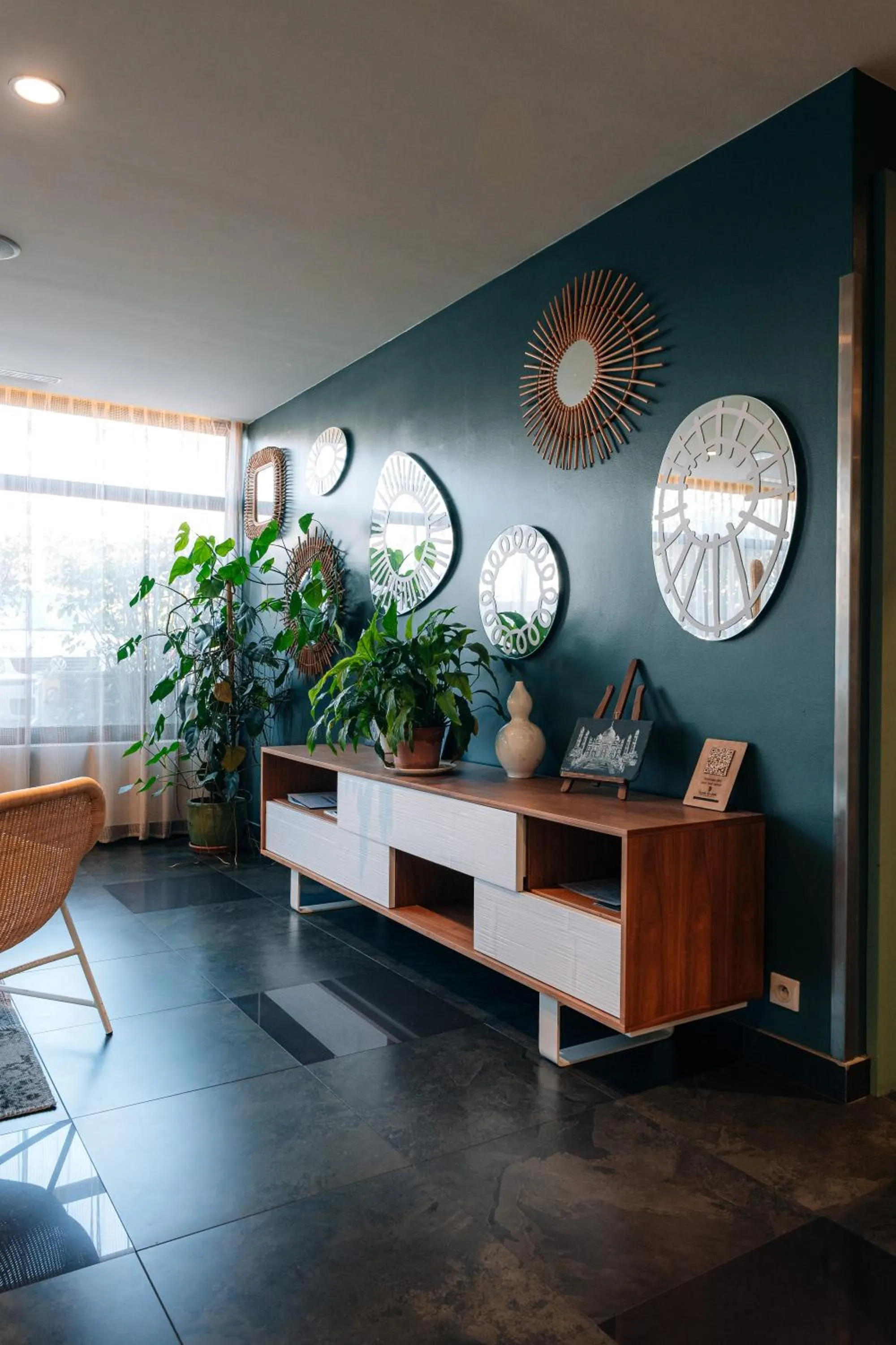 Lobby or reception in Les Loges du Park