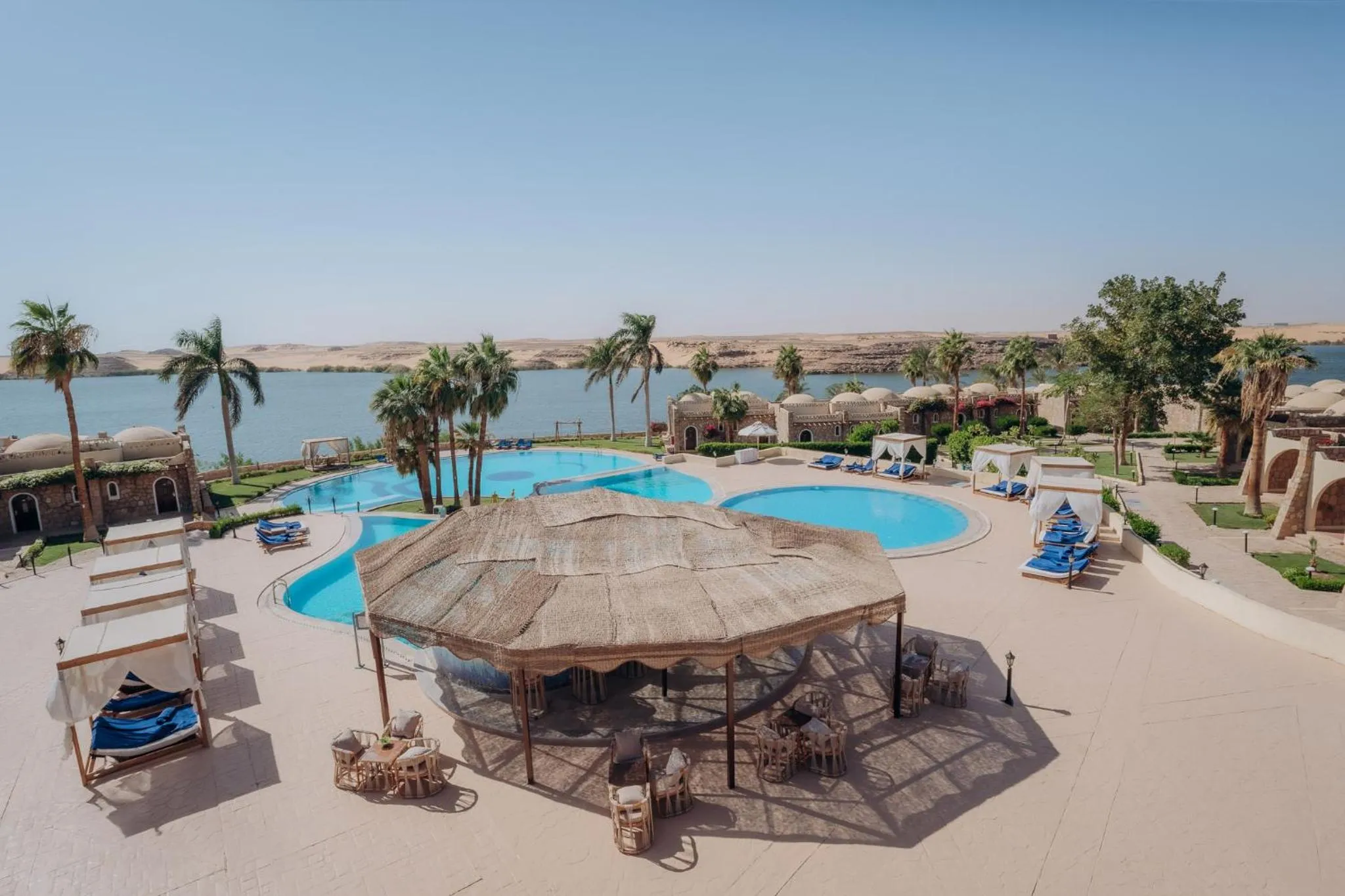 Natural landscape in Seti Abu Simbel Lake Resort