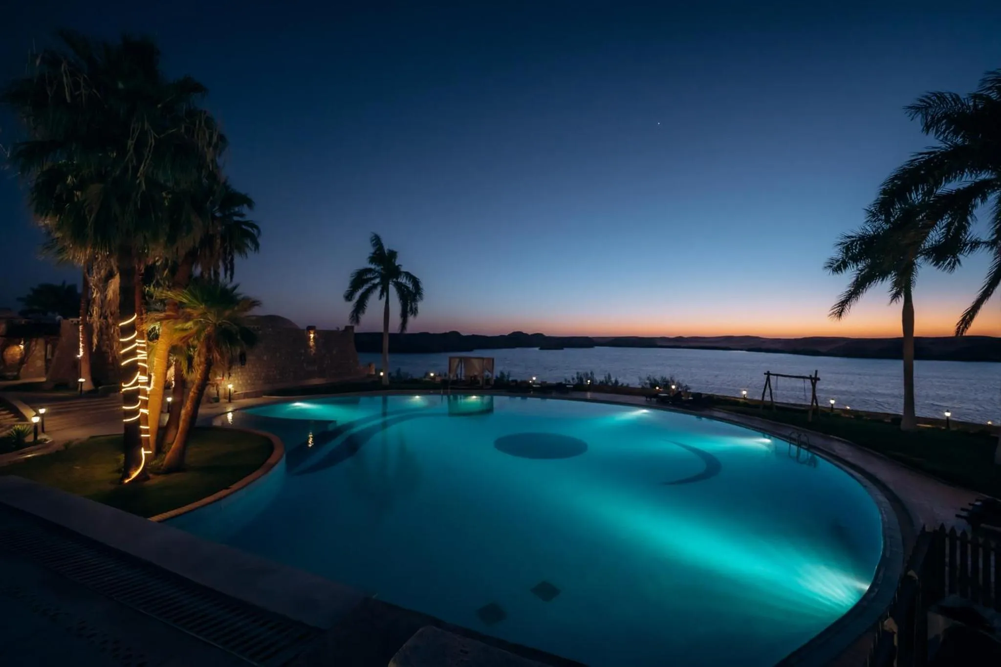 Natural landscape in Seti Abu Simbel Lake Resort