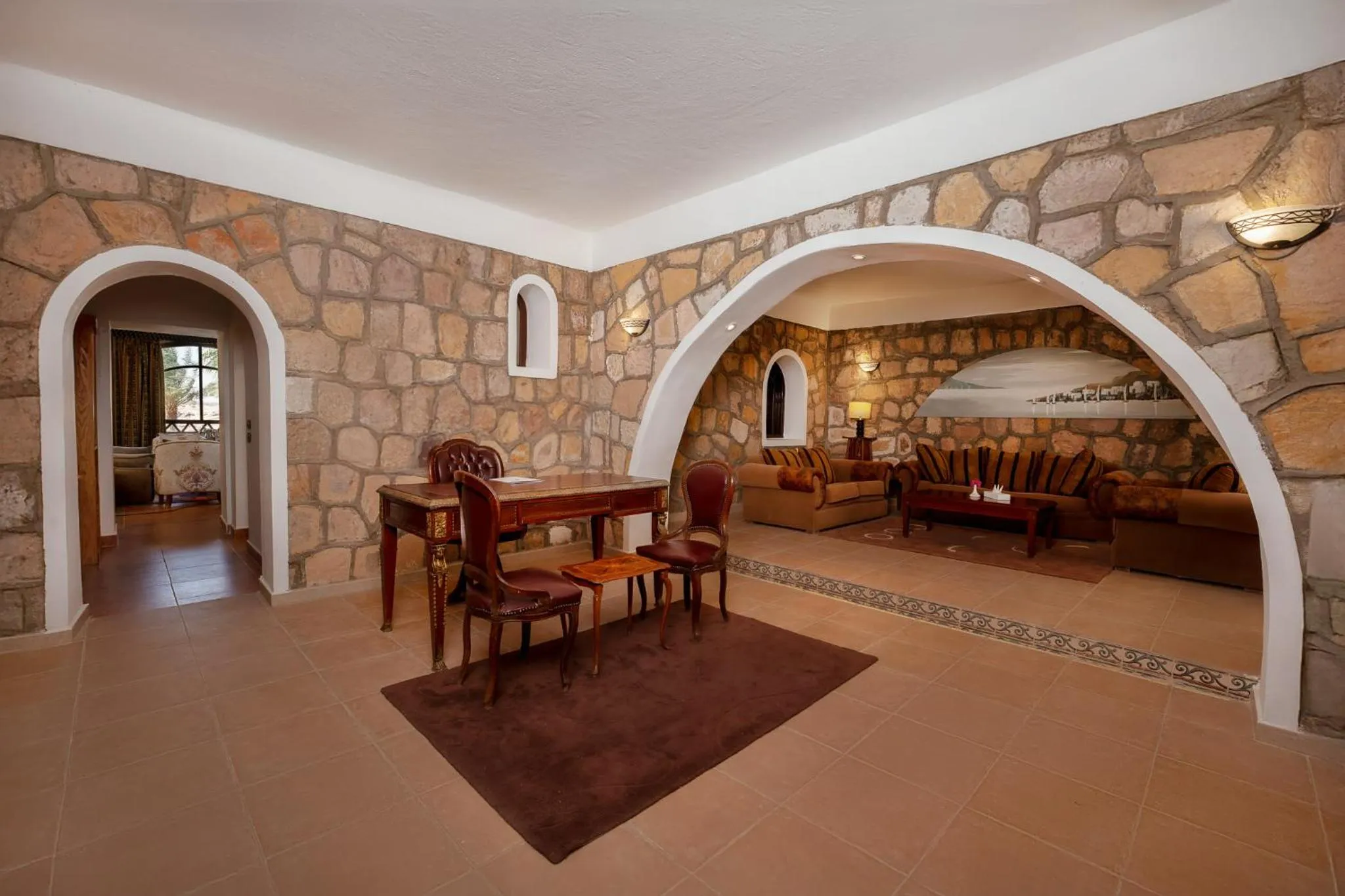 Seating area in Seti Abu Simbel Lake Resort