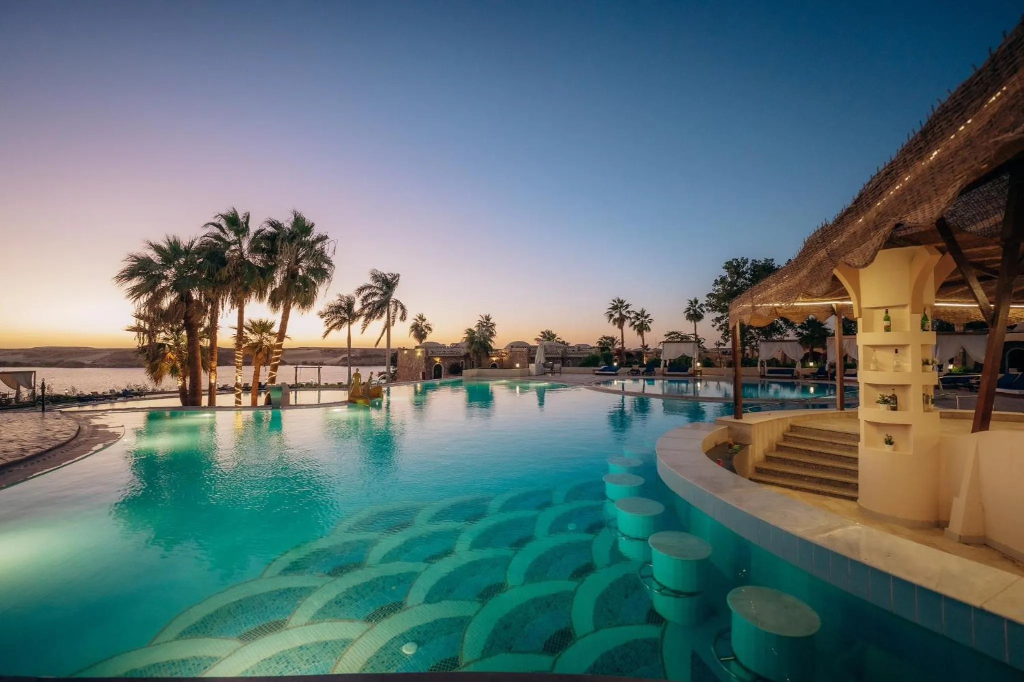 Swimming pool in Seti Abu Simbel Lake Resort