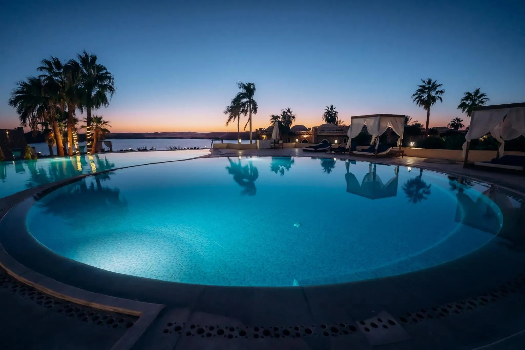 Pool view in Seti Abu Simbel Lake Resort