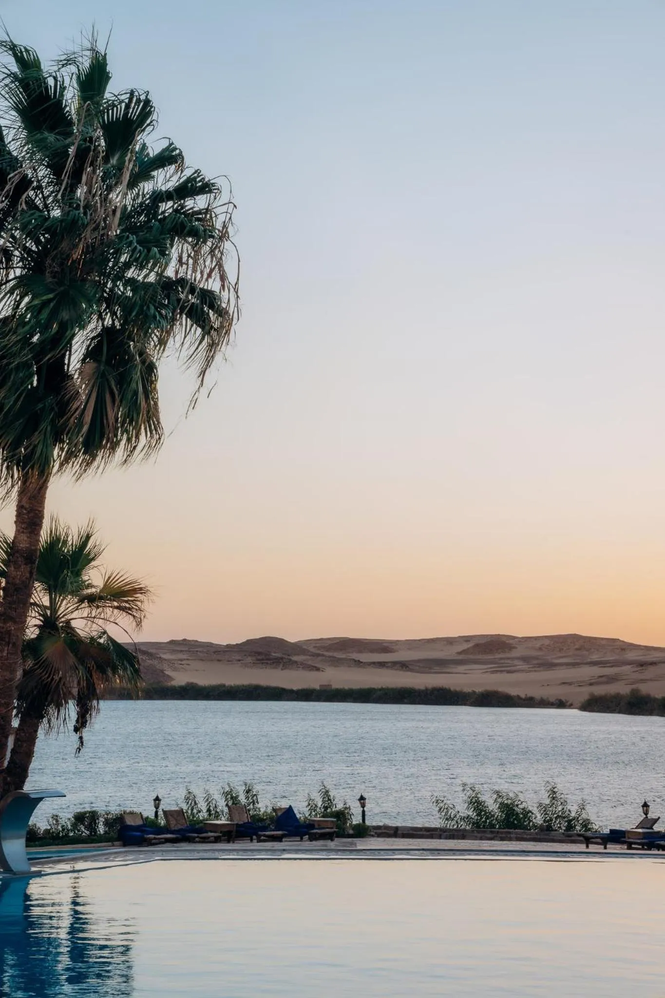 Natural landscape in Seti Abu Simbel Lake Resort