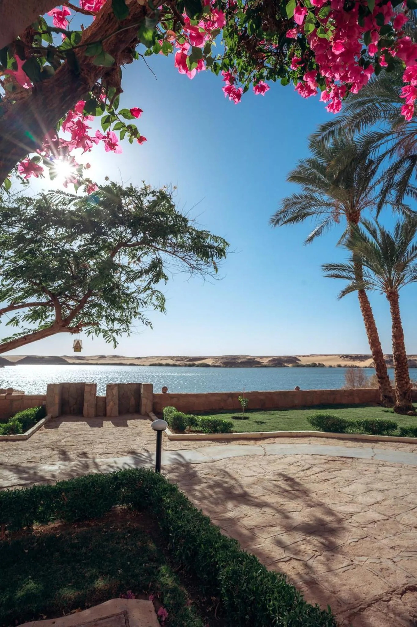 Natural landscape in Seti Abu Simbel Lake Resort