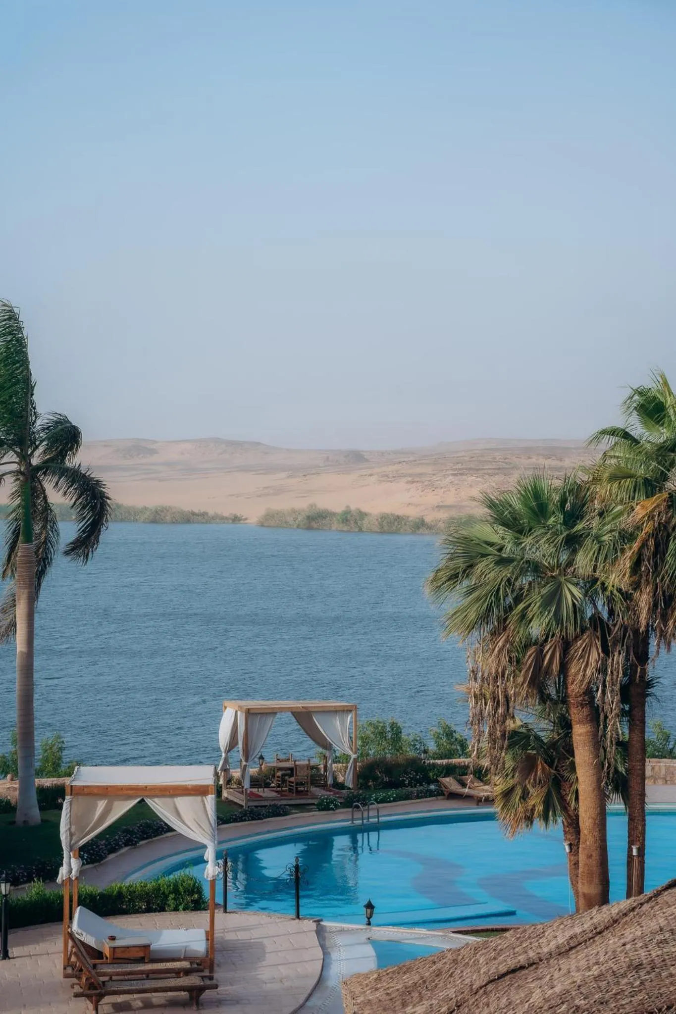 Natural landscape in Seti Abu Simbel Lake Resort