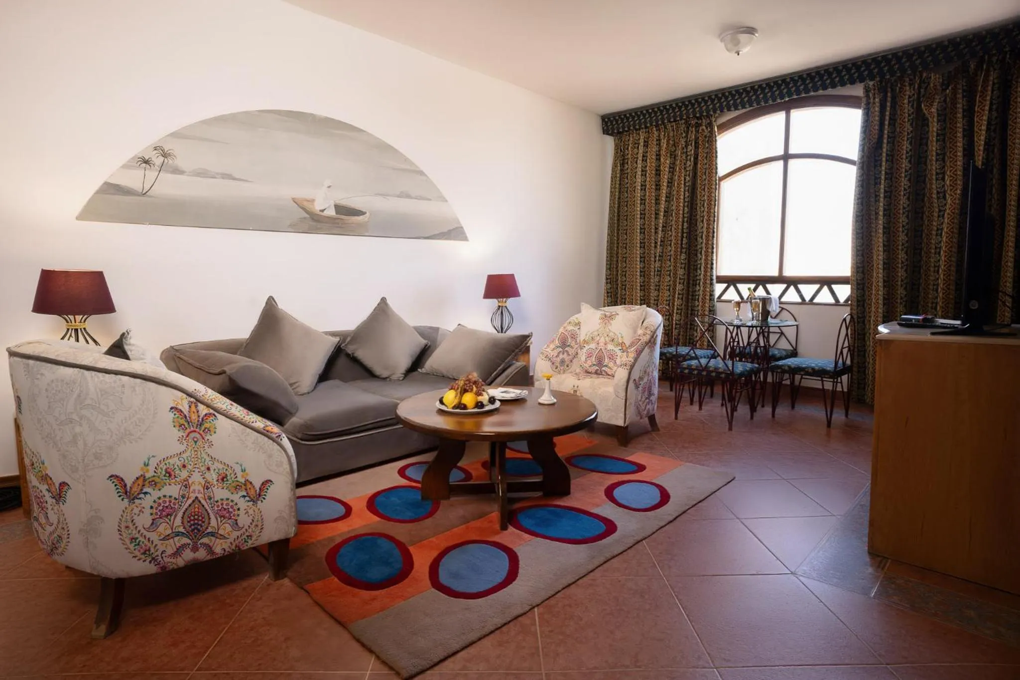 Living room in Seti Abu Simbel Lake Resort