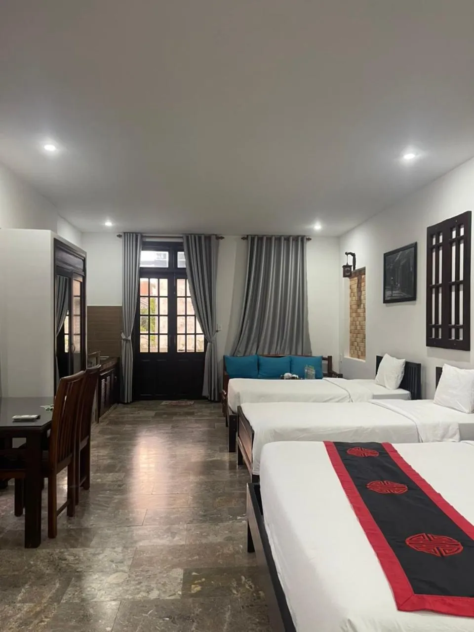 Bed in Green Grapefruit Villa