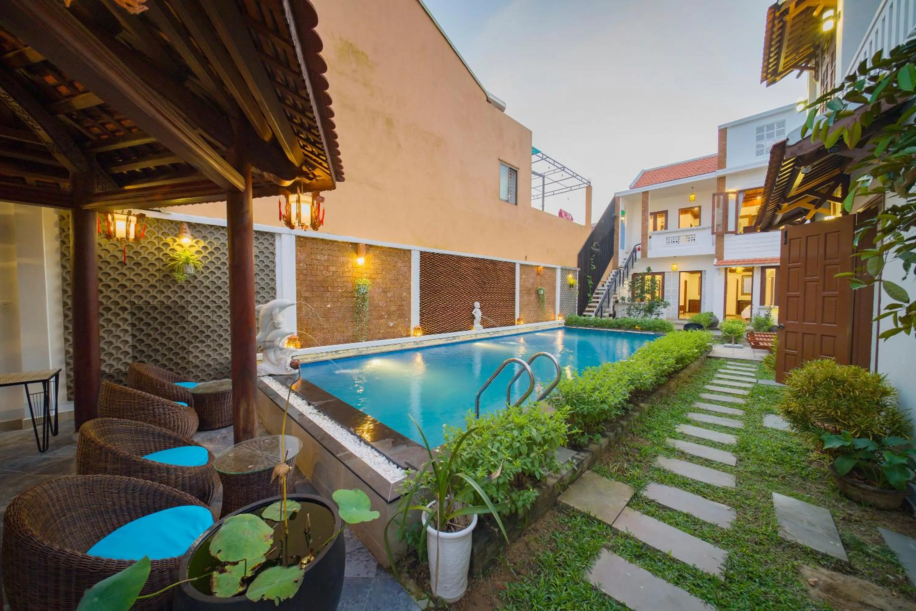 Garden in Green Grapefruit Villa