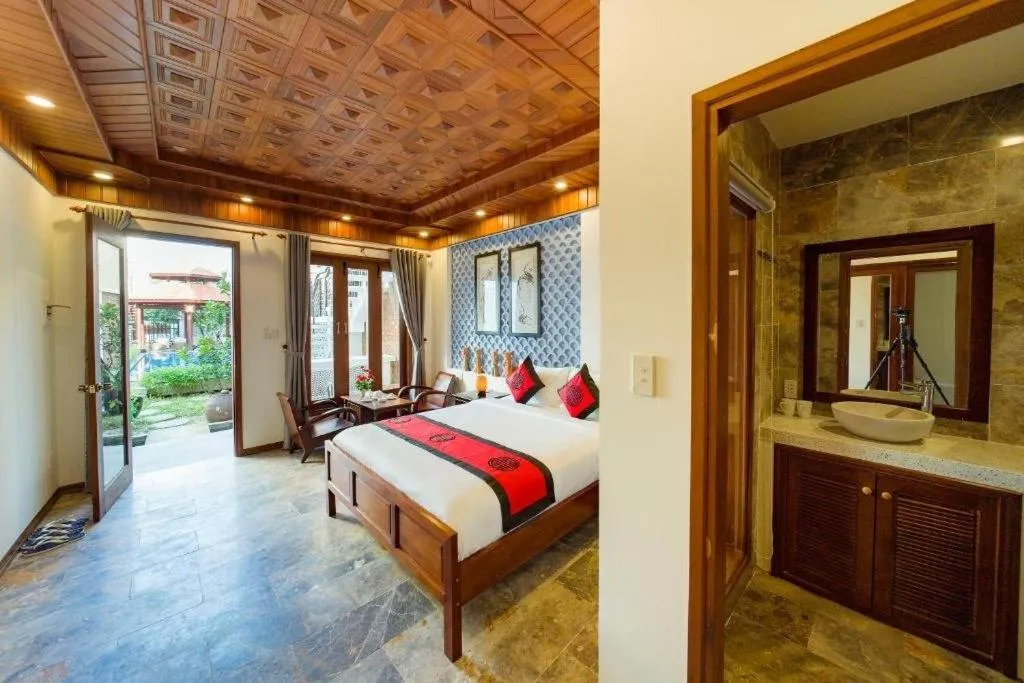 Bed in Green Grapefruit Villa