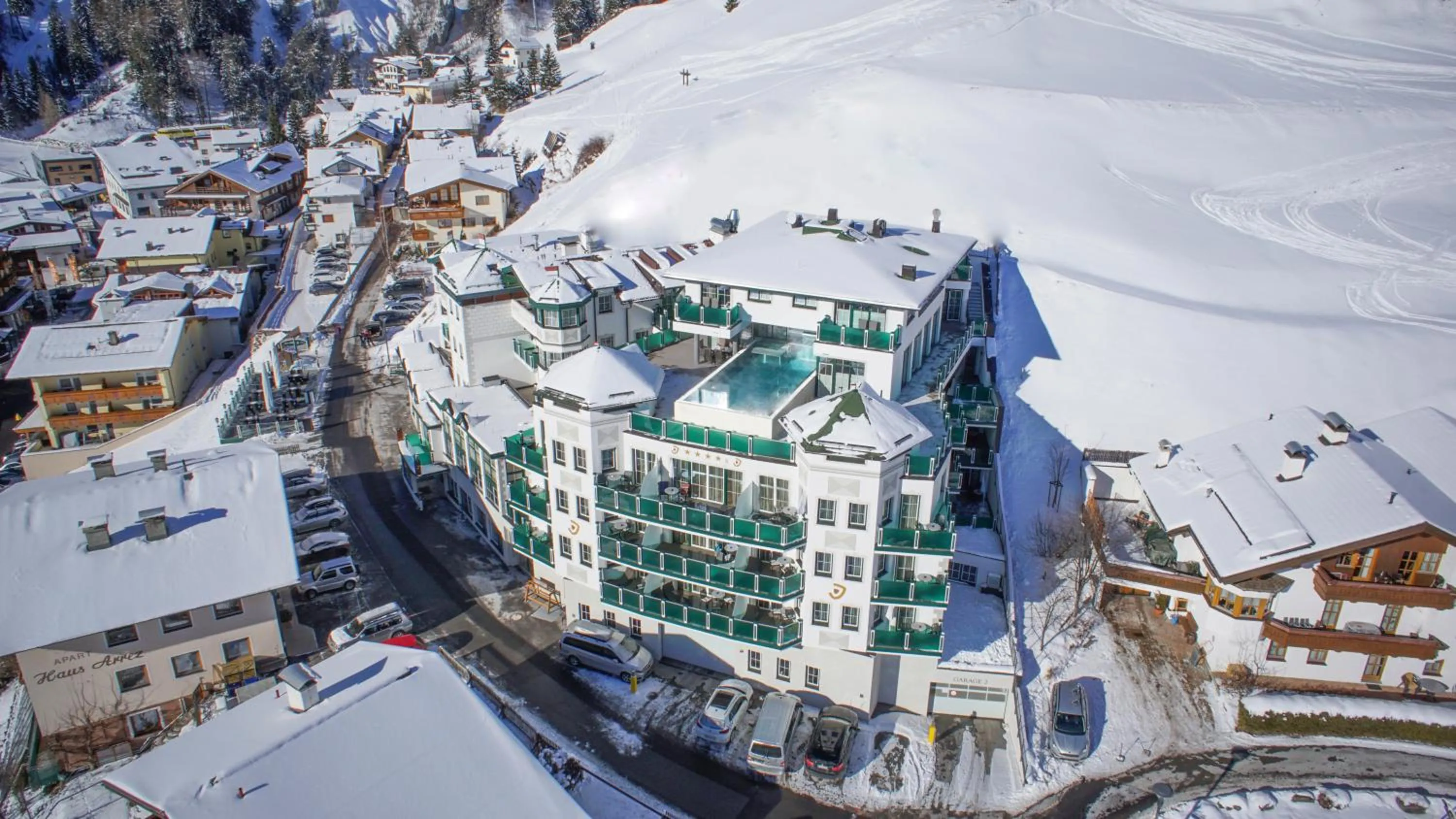 Bird's eye view in Hotel Jennys Schlössl