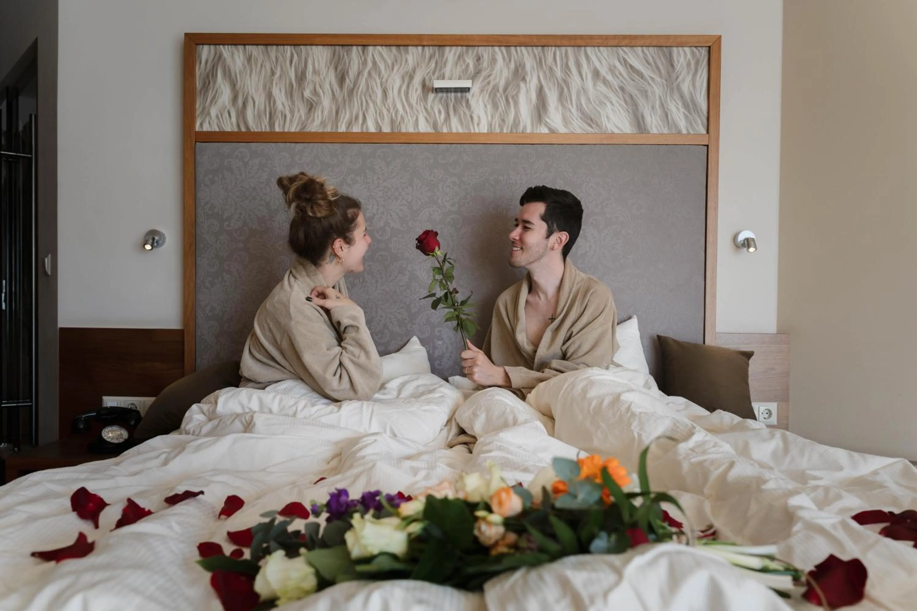 Bed in Hotel Jennys Schlössl