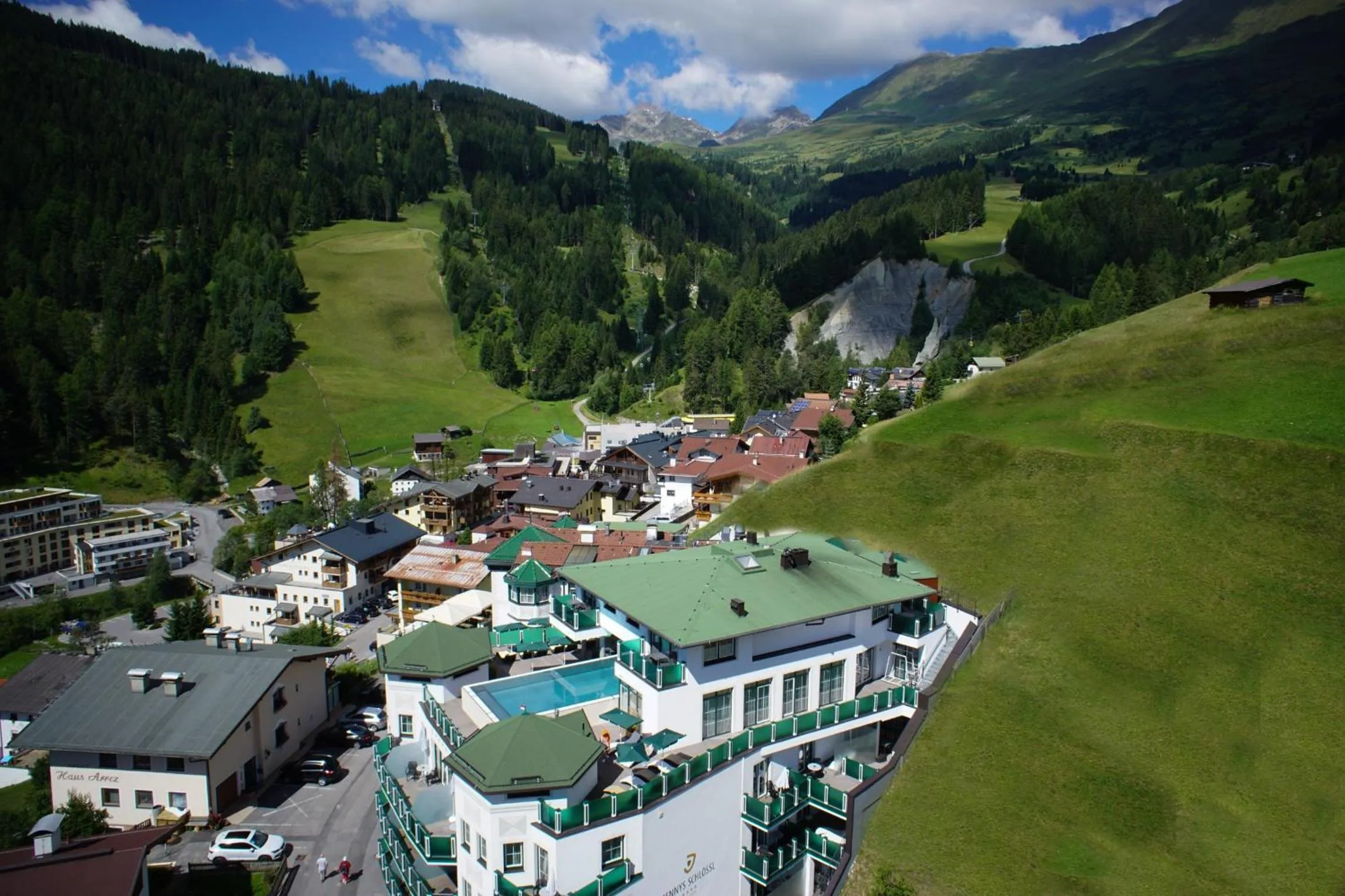 Bird's eye view in Hotel Jennys Schlössl