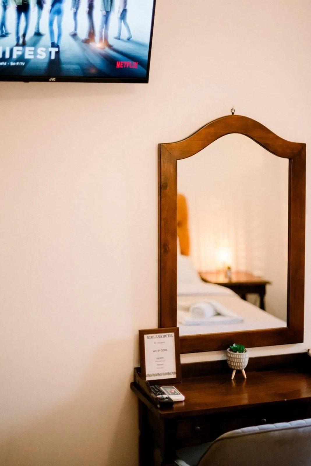 Bed in Ntouana hotel