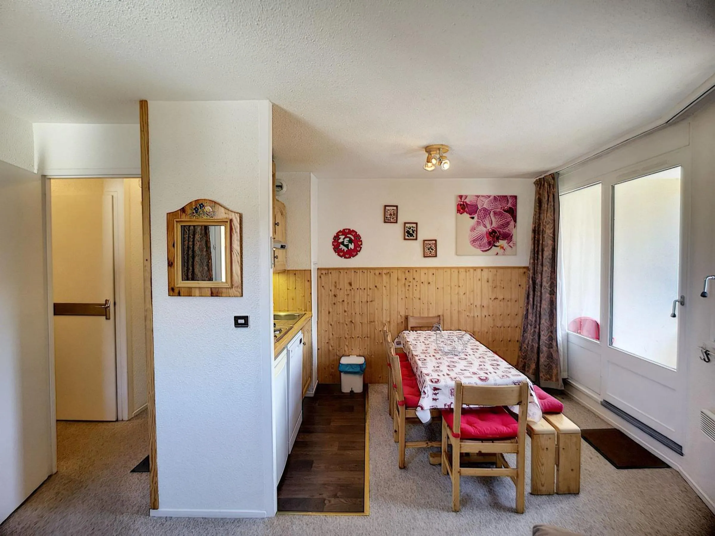 Les Menuires: 2 pièces, 6 pers, sud, wifi, animaux admis - FR-1-178-75