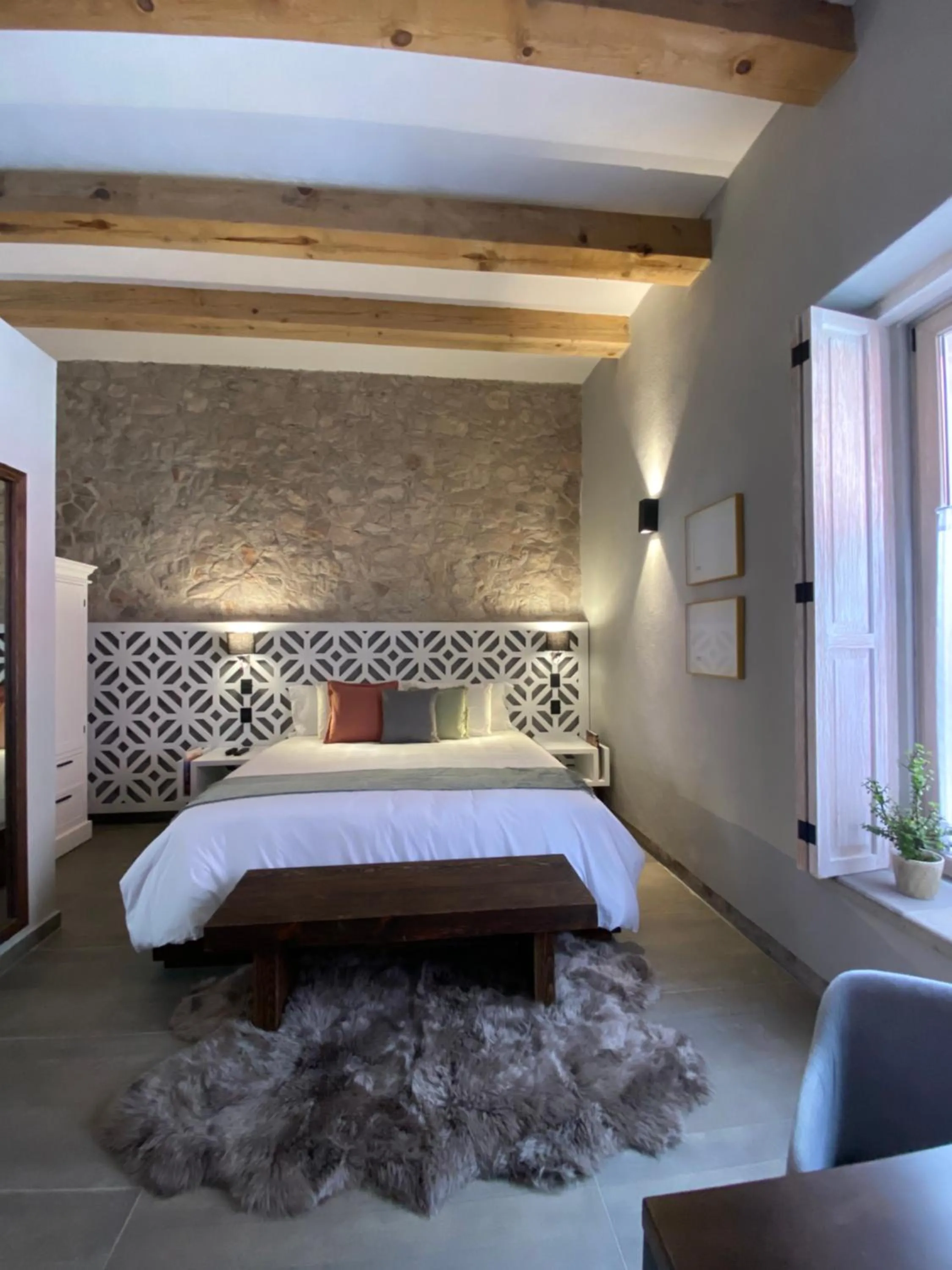 Bed in Hotel Casa Once