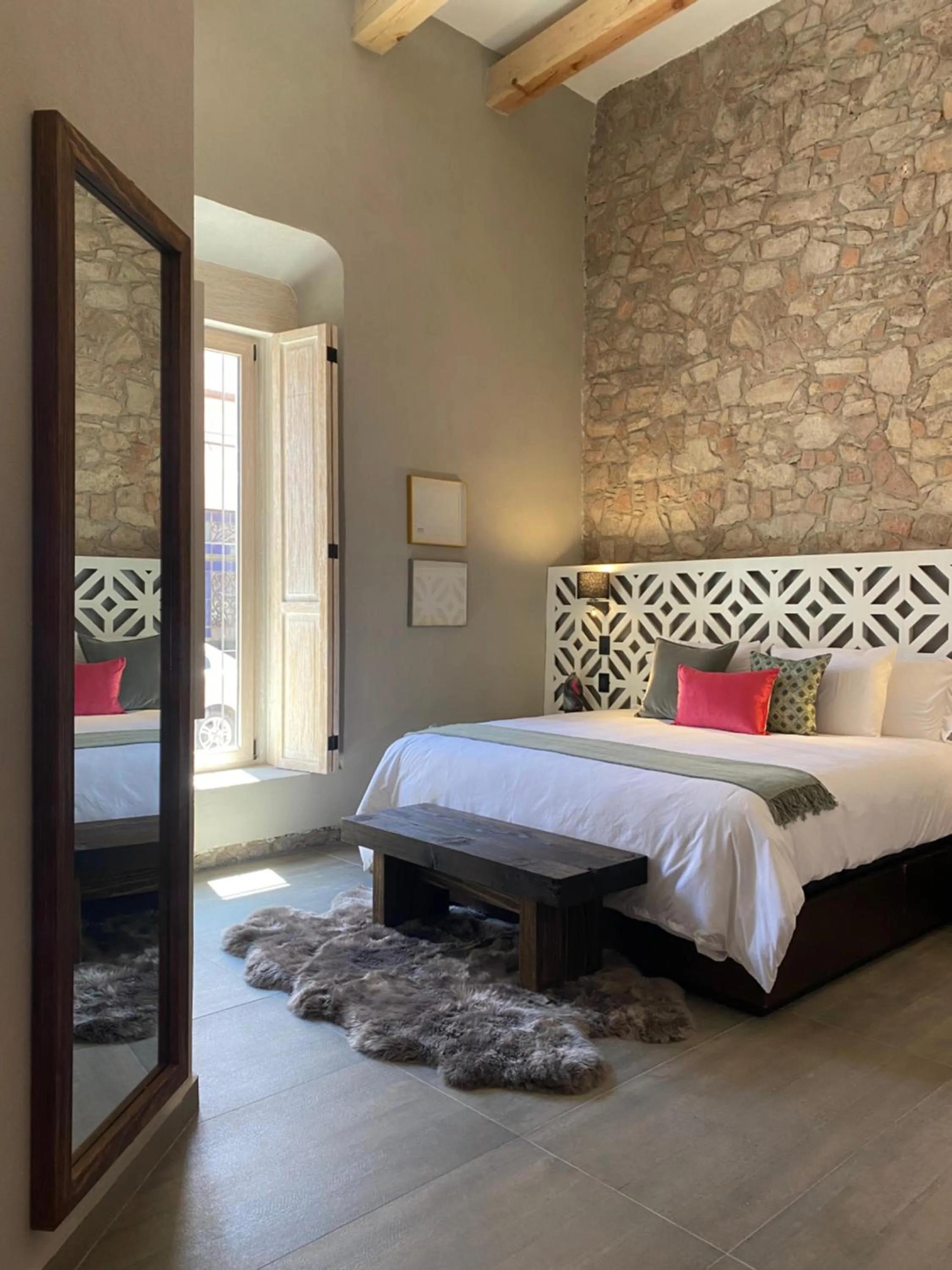 Bed in Hotel Casa Once