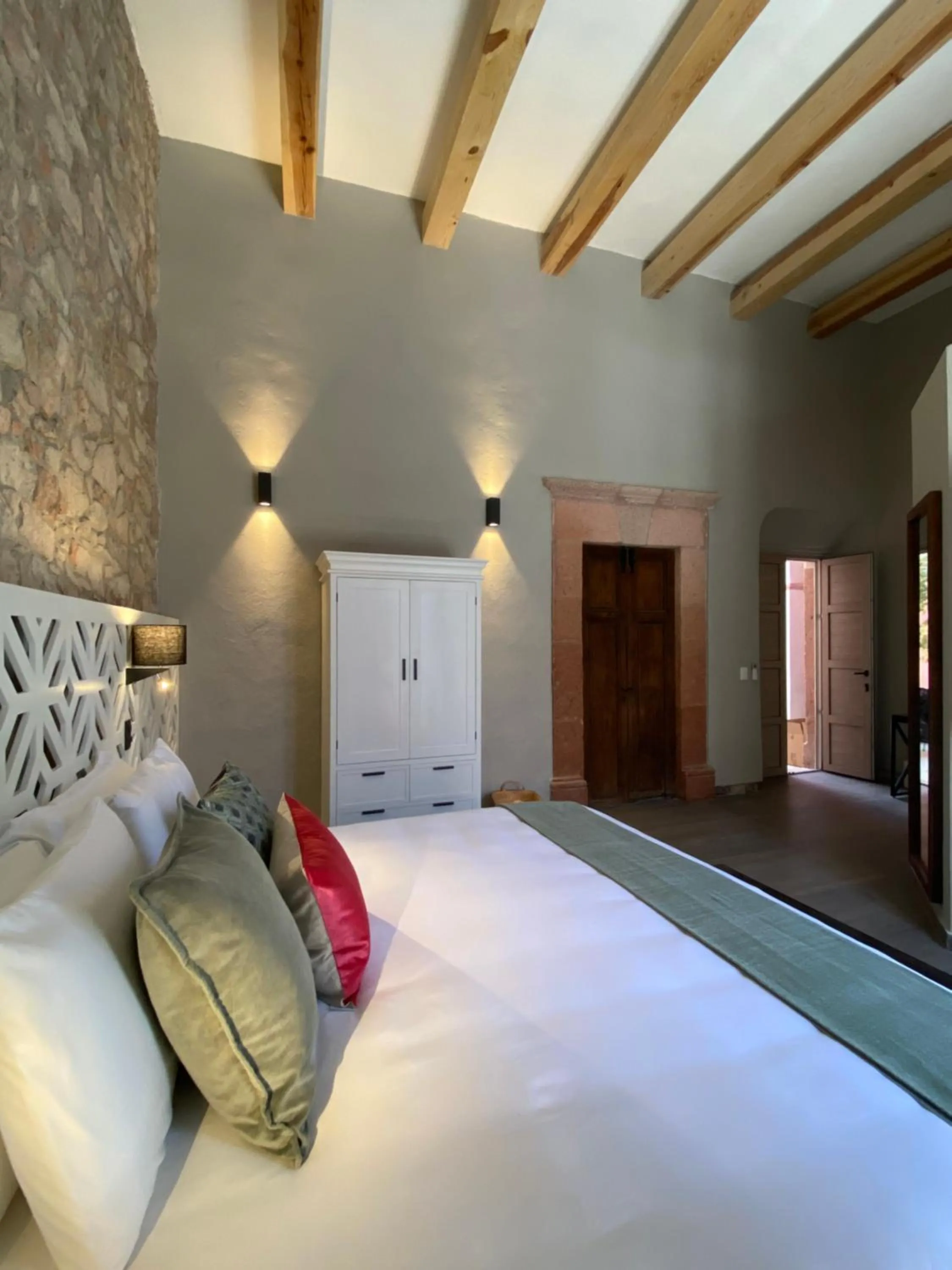 Bed in Hotel Casa Once