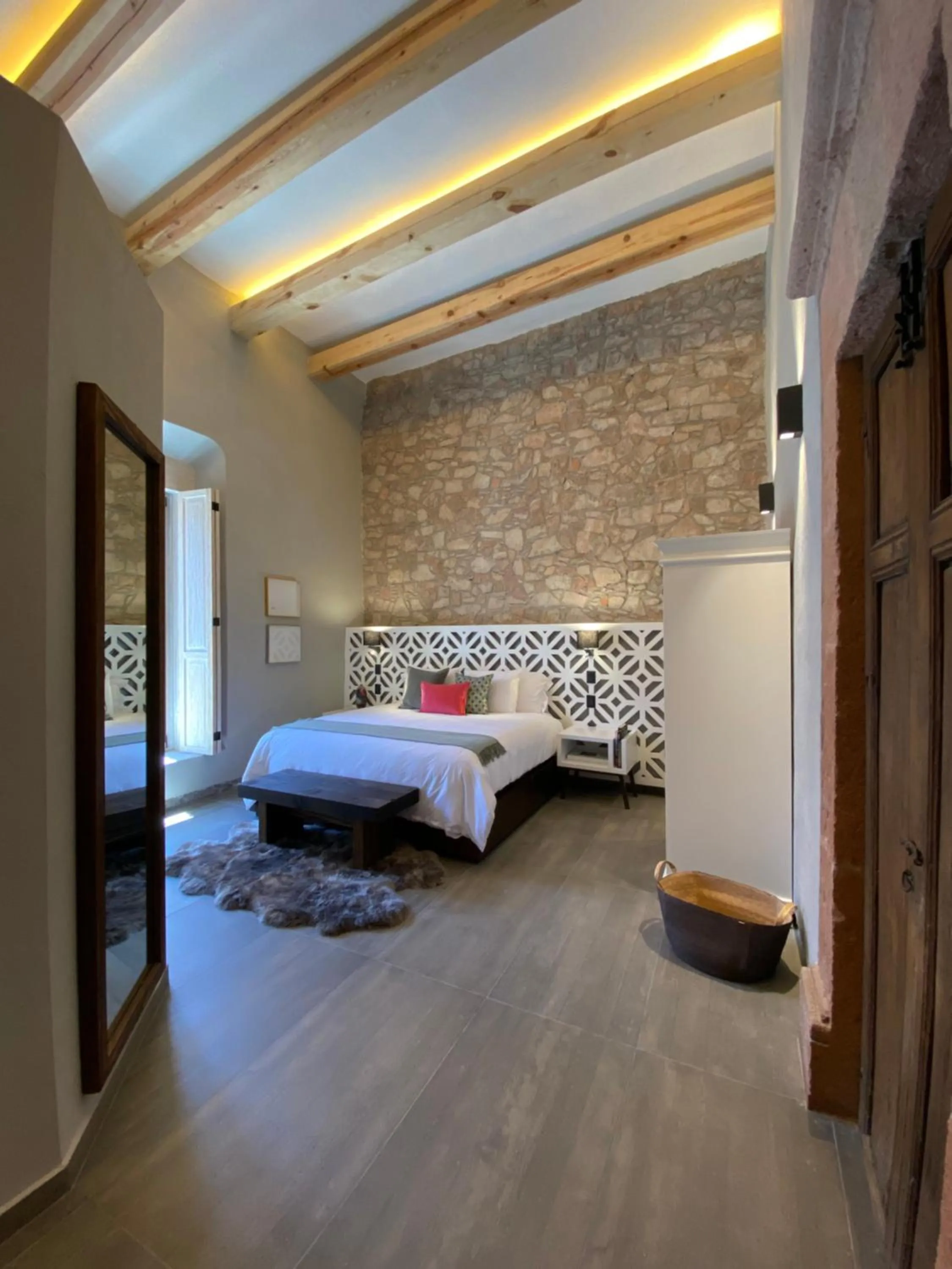 Bed in Hotel Casa Once