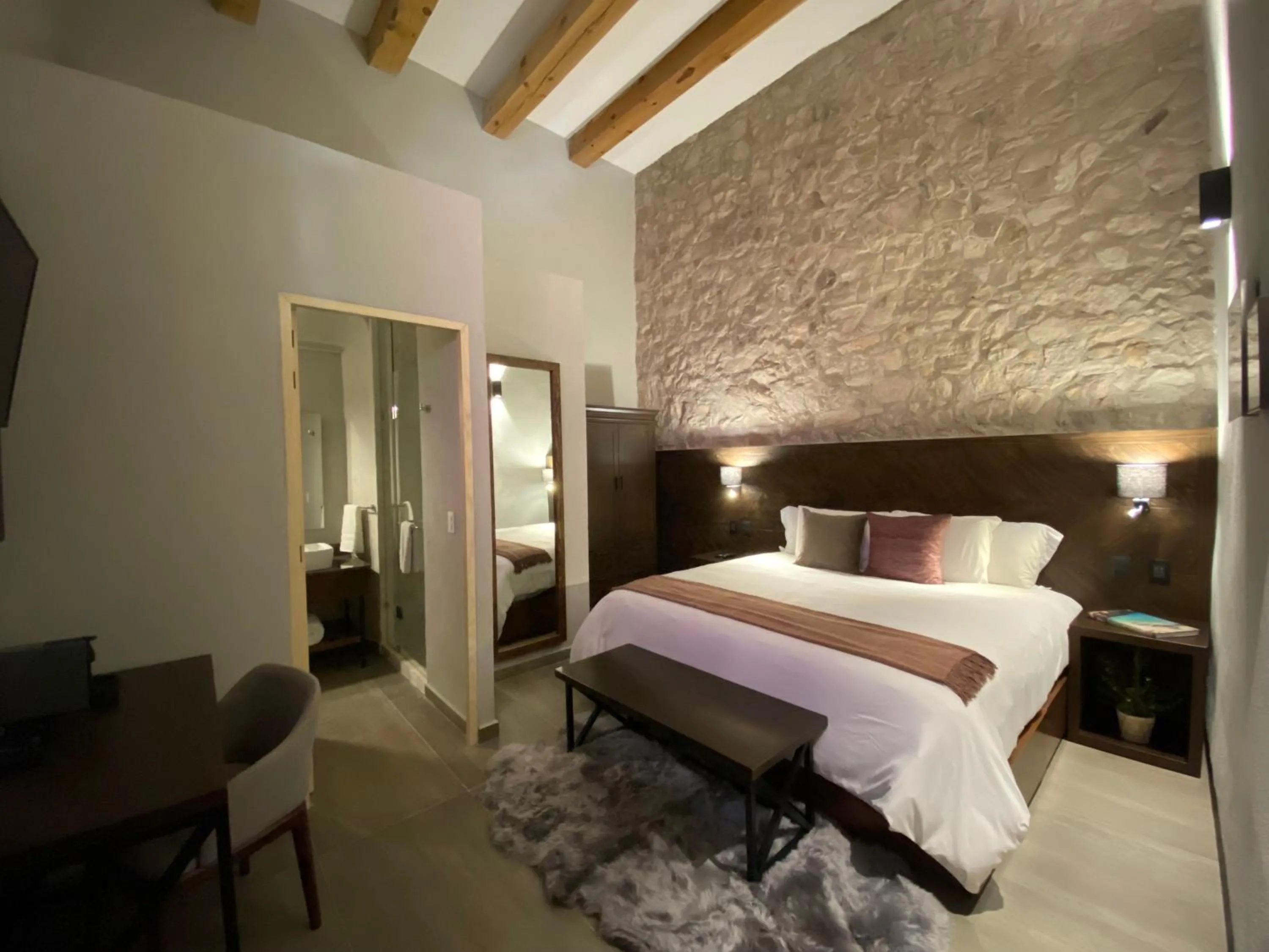 Bed in Hotel Casa Once