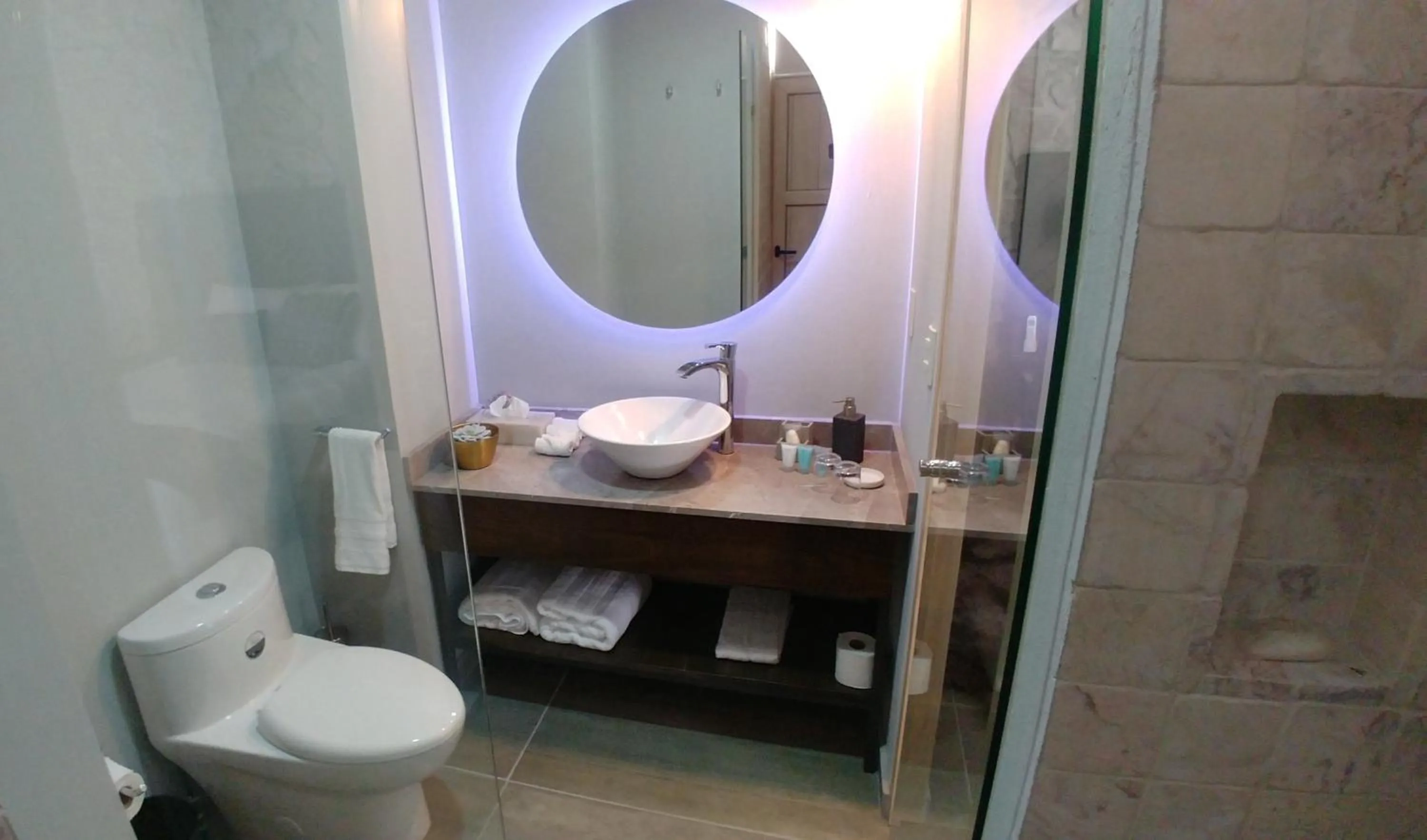 Toilet in Hotel Casa Once