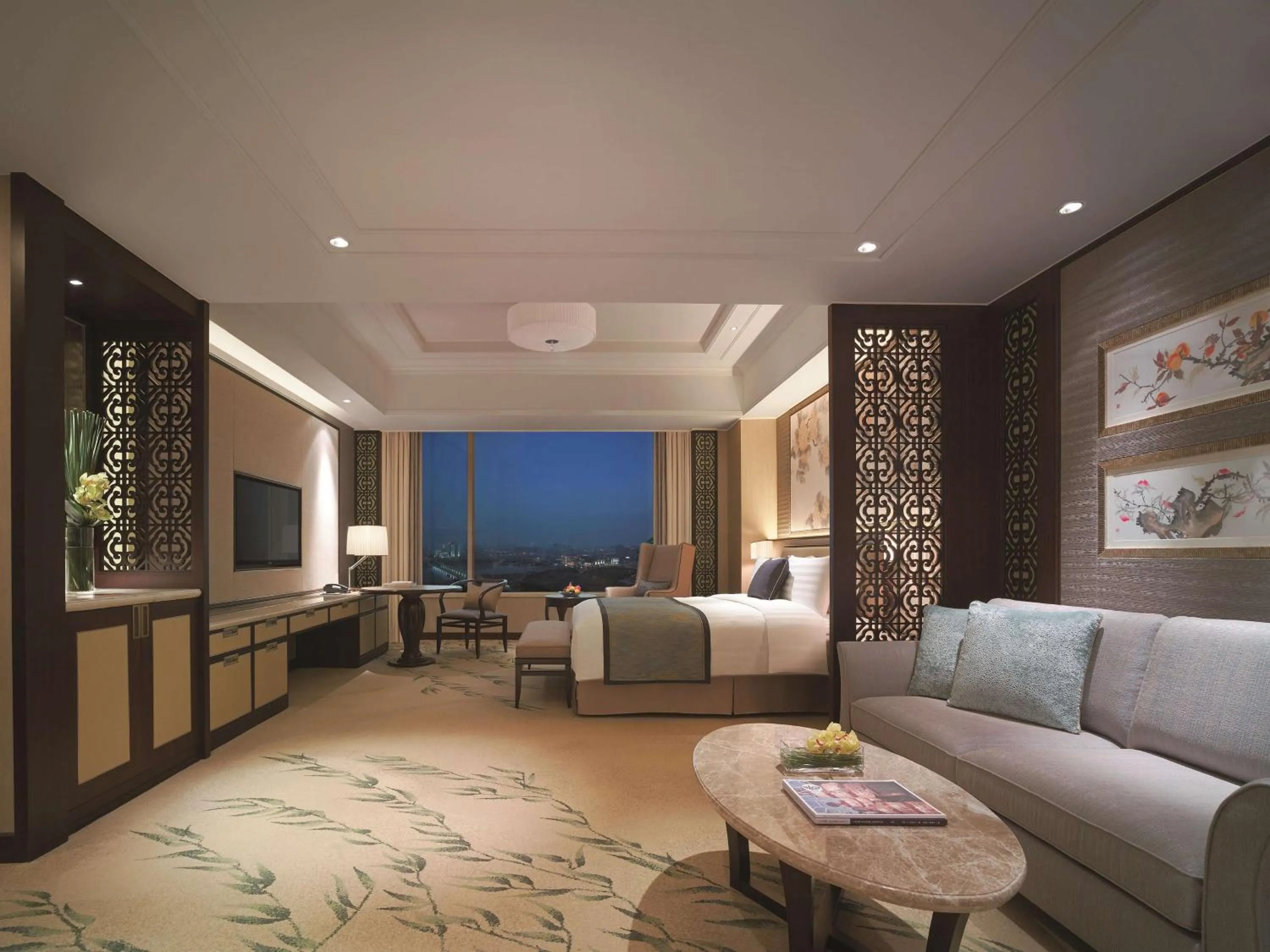 Photo of the whole room in Shangri-La Yangzhou