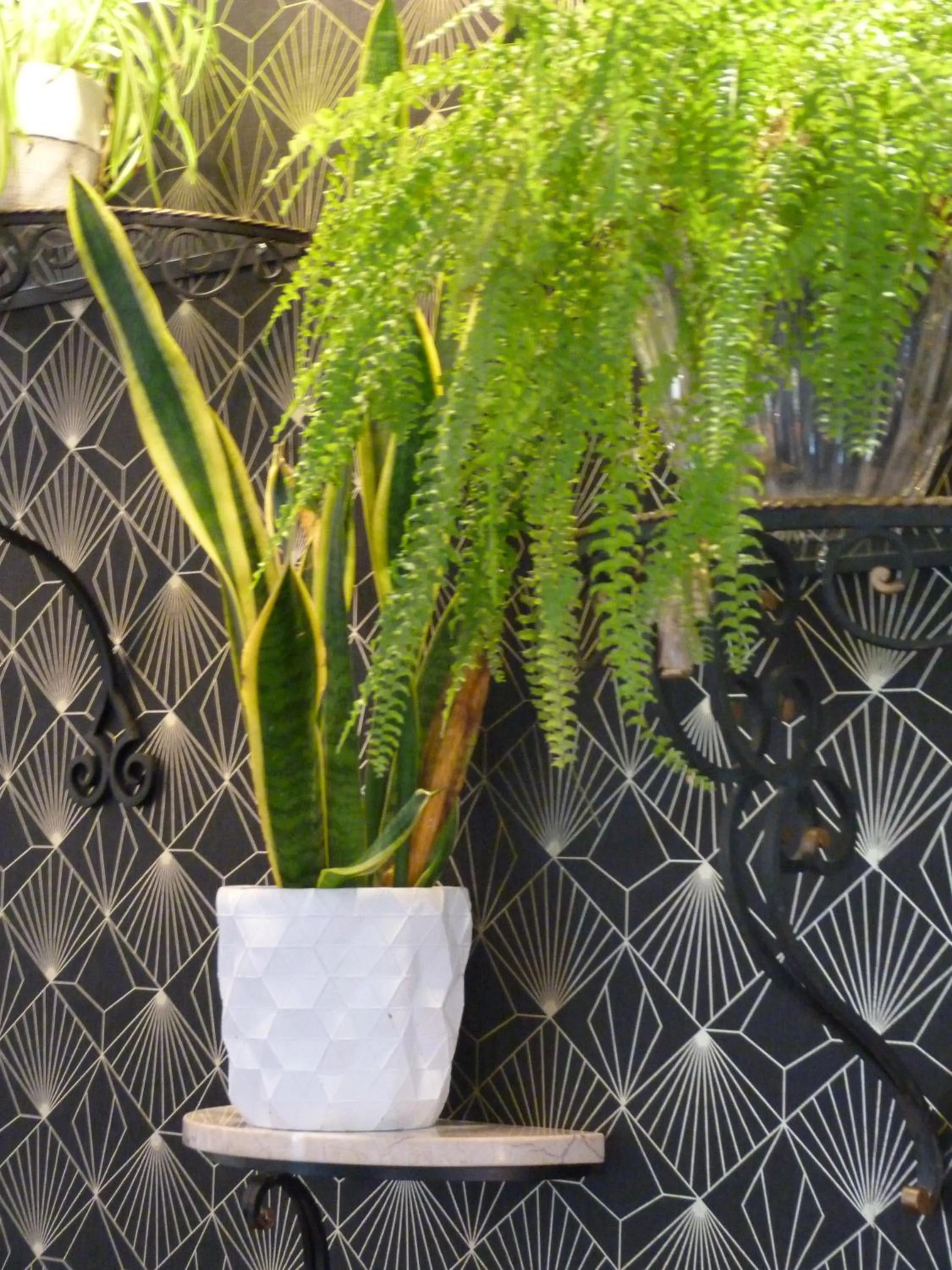 Decorative detail in Hôtel Le Bretagne