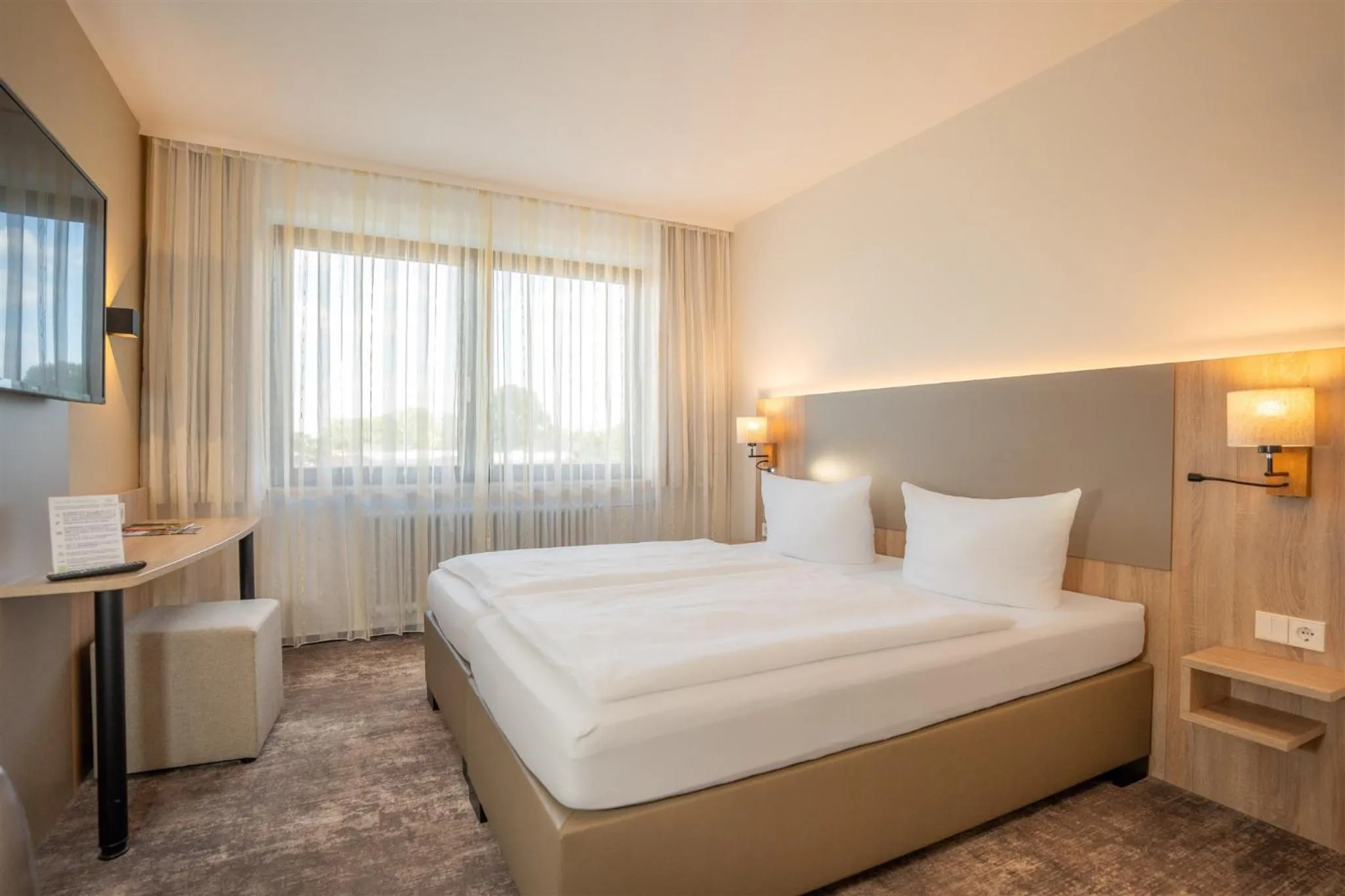 Photo of the whole room, Bed in Waldhotel Eisenberg