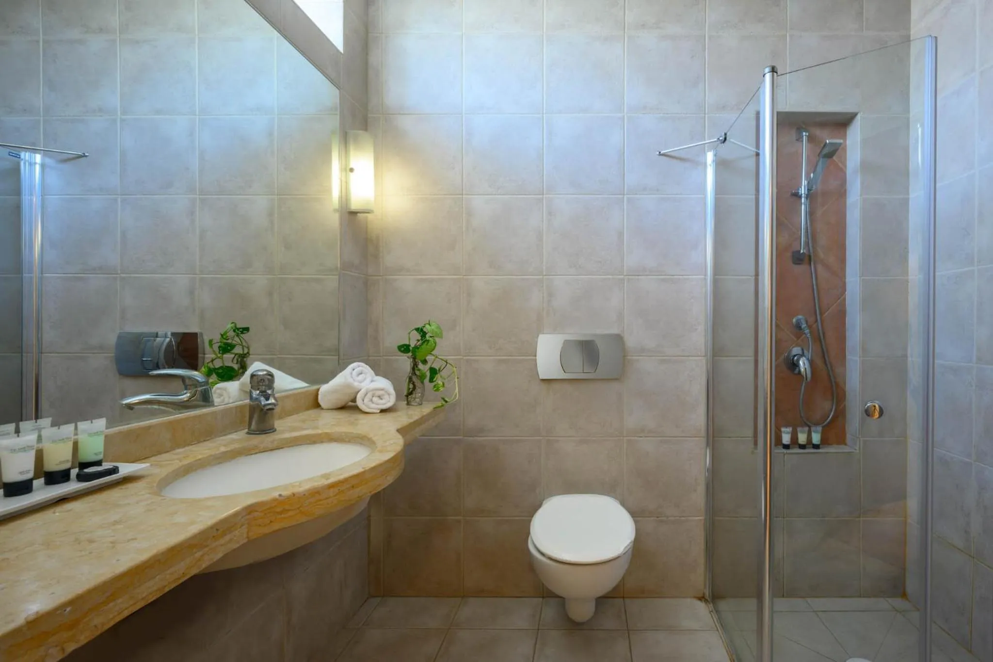 Bathroom in Ein Gedi Kibbutz Hotel