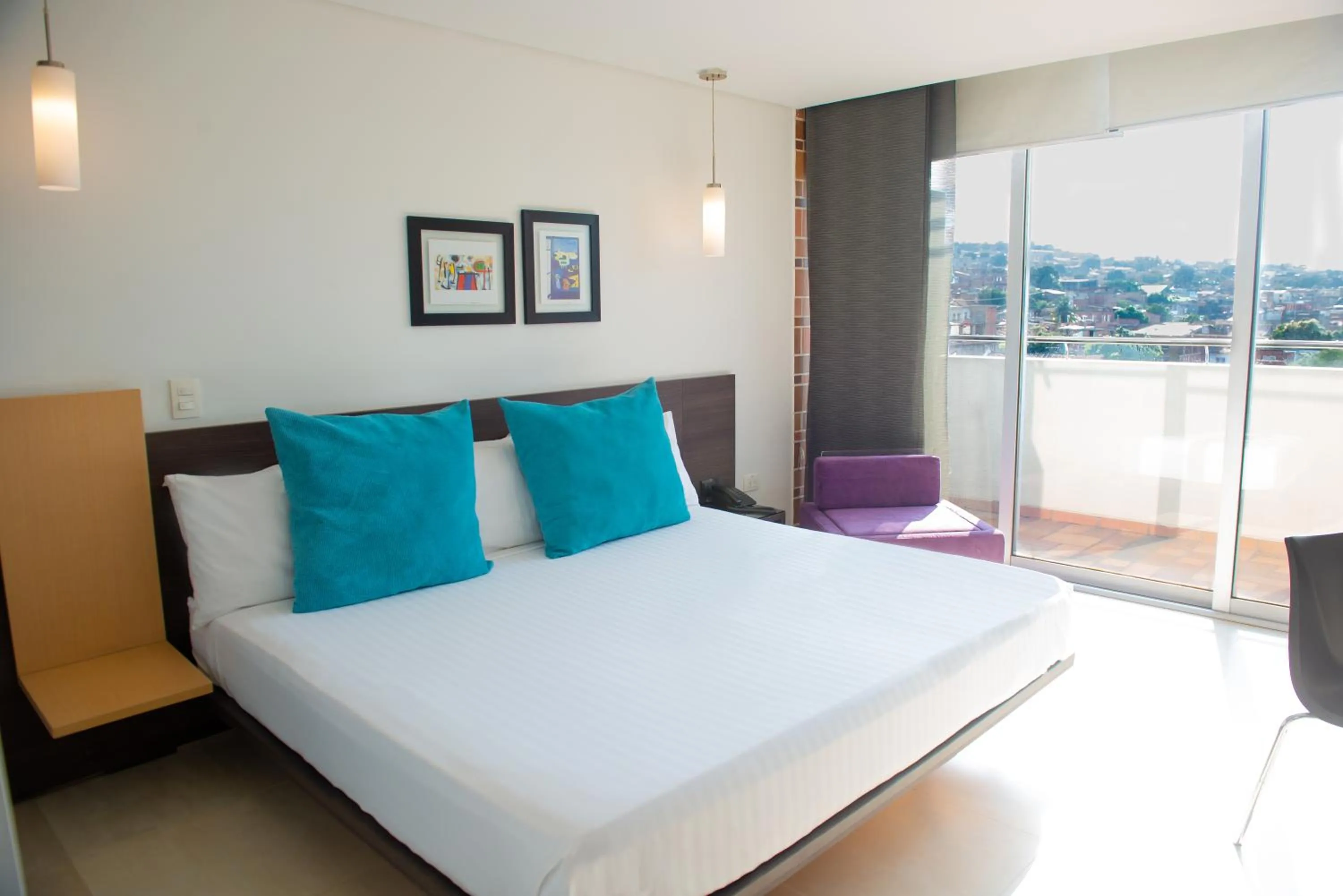 Bed in Hotel CasaBlanca Cucuta