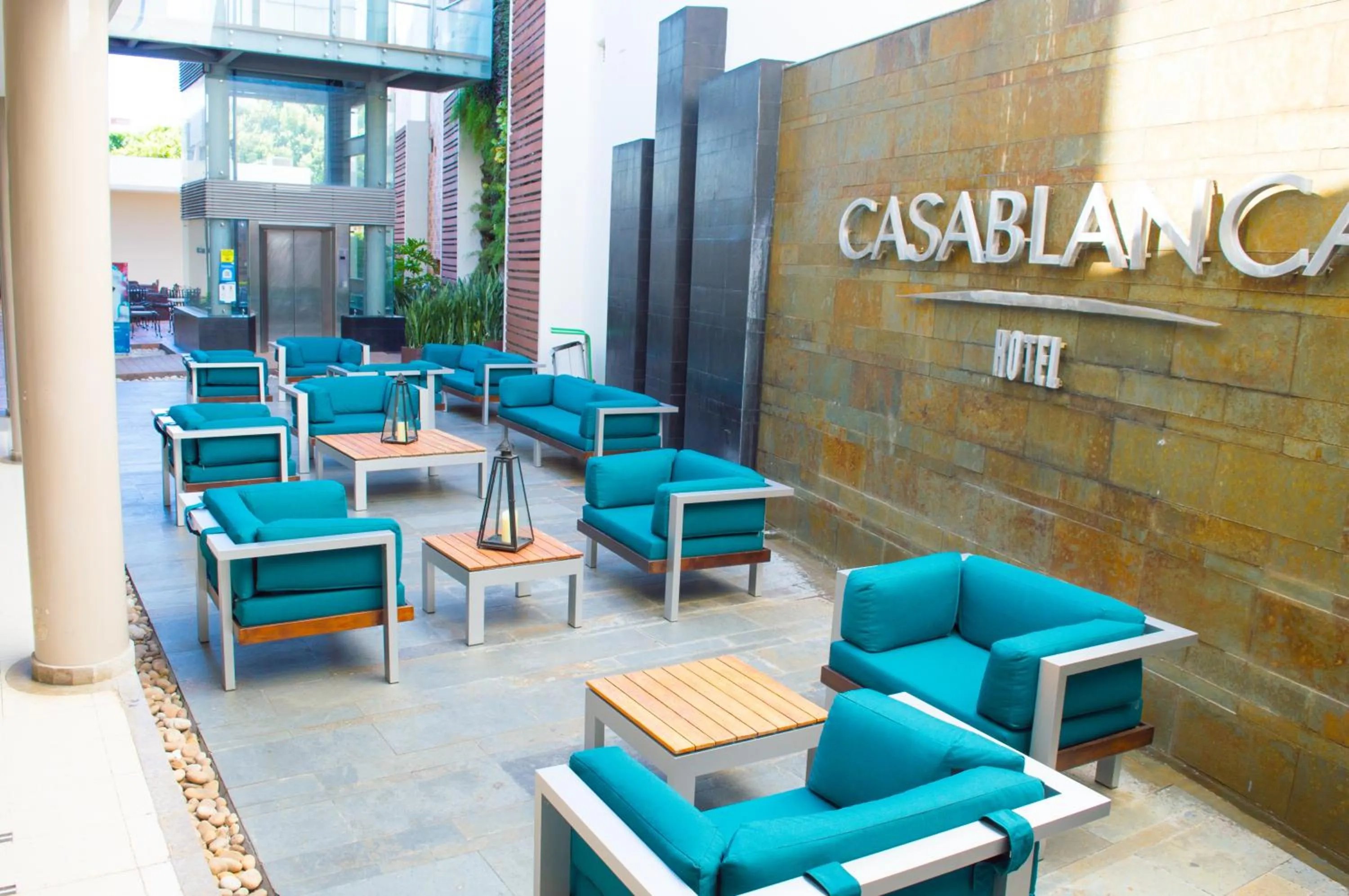 Living room in Hotel CasaBlanca Cucuta